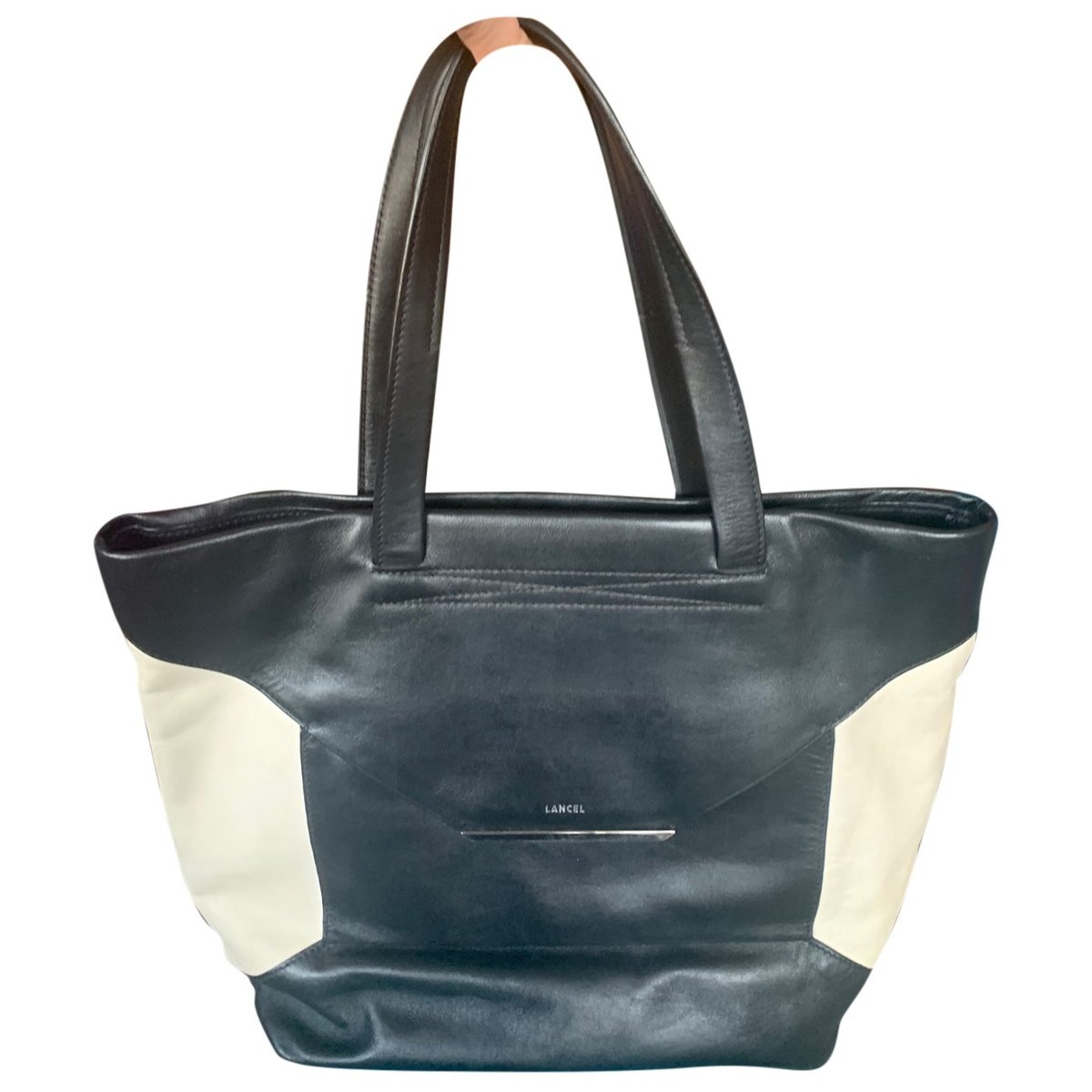 Enveloppe leather handbag