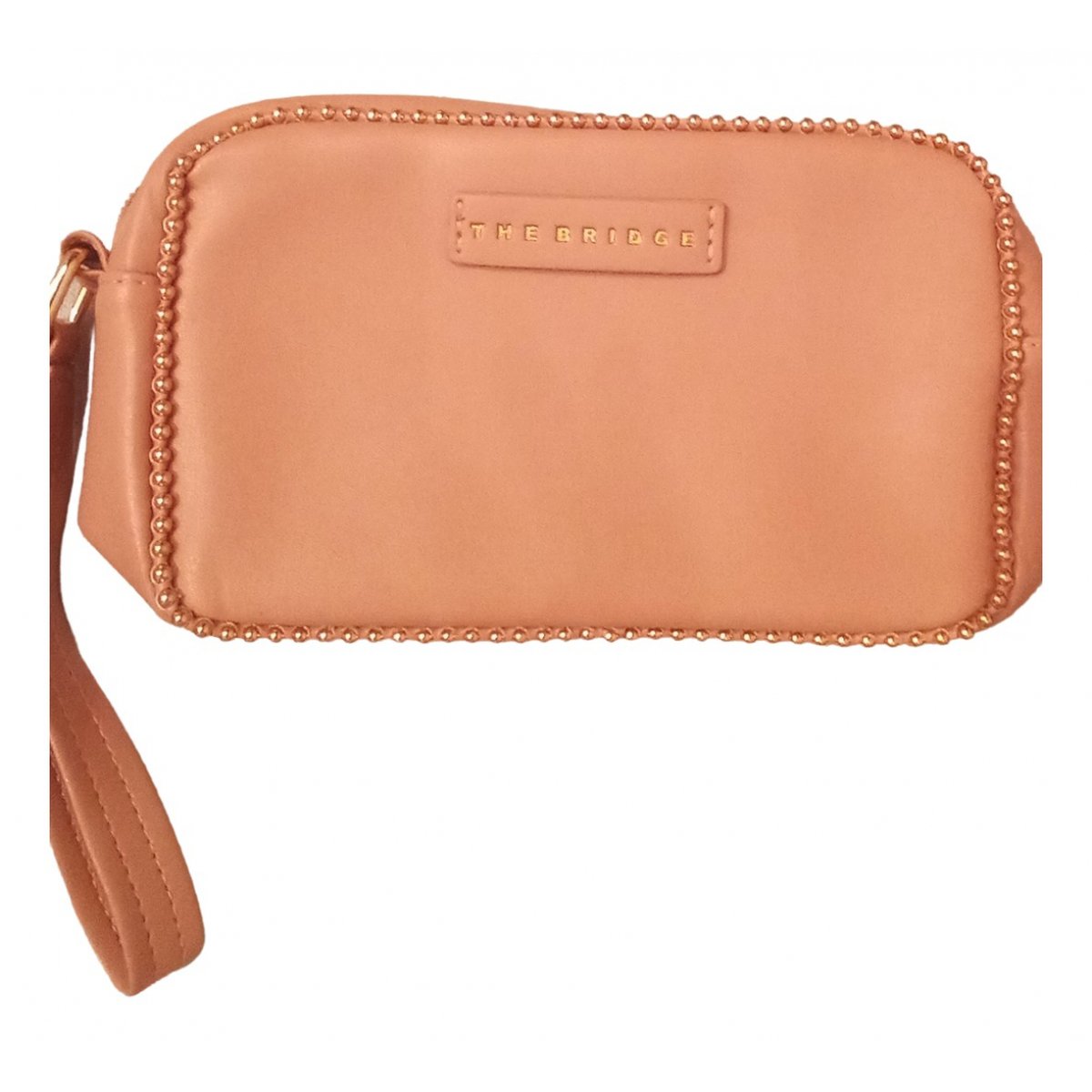 Vegan leather clutch bag