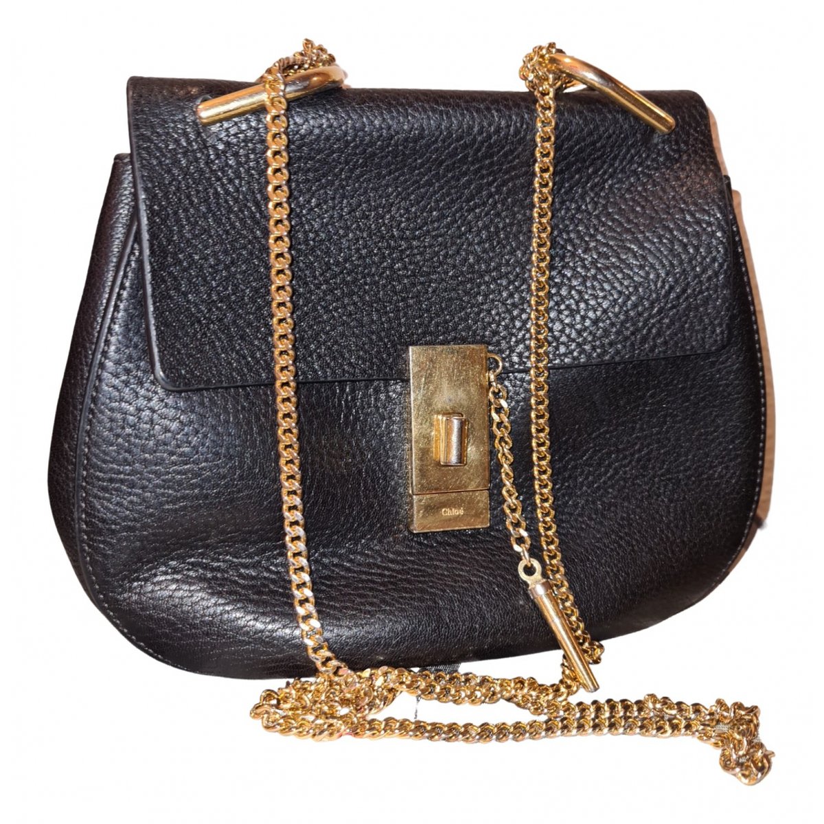 Drew leather crossbody bag