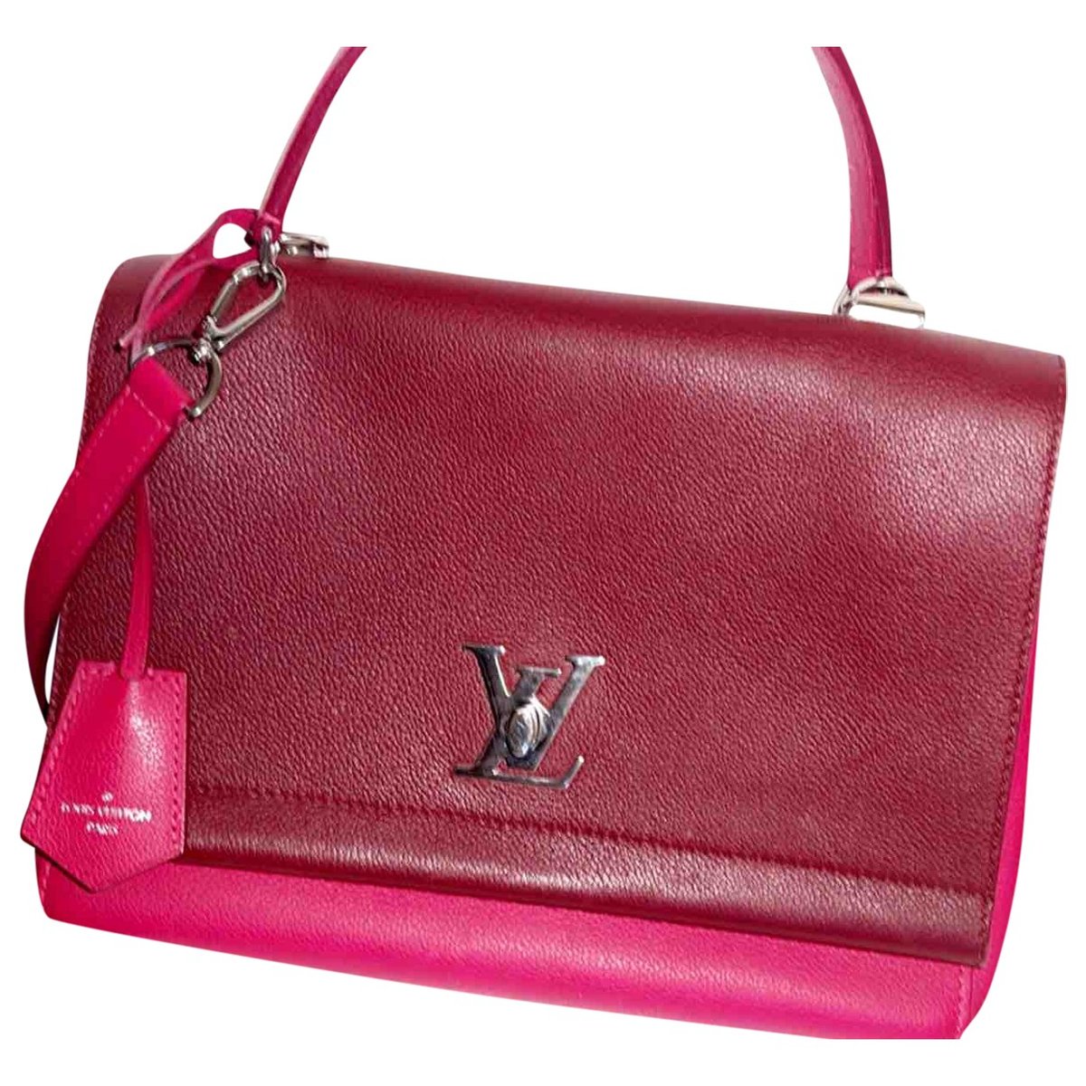 Lockme leather handbag