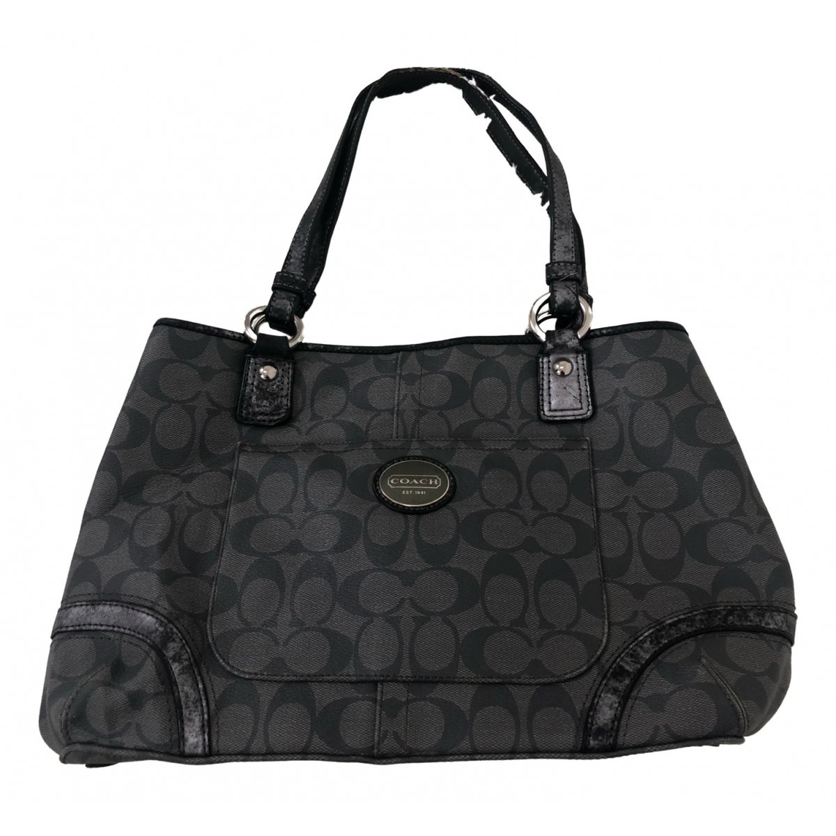 Cartable mini sierra cloth handbag