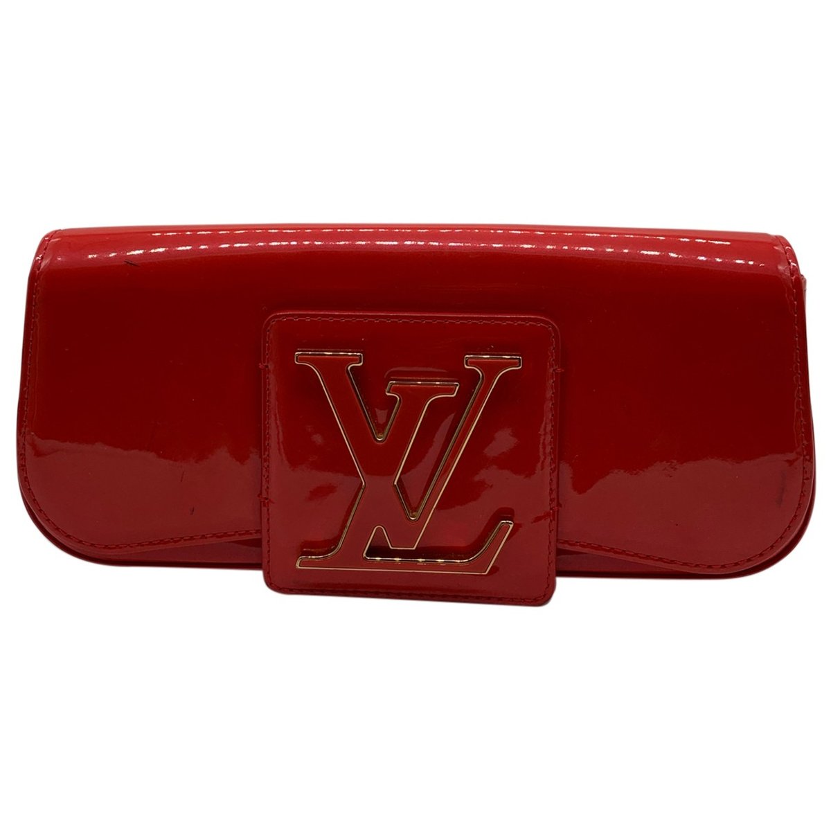 Sobe patent leather clutch bag