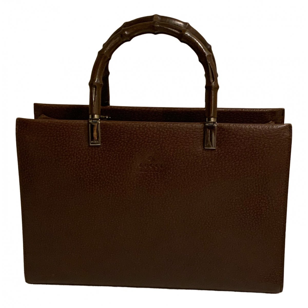Bamboo leather handbag