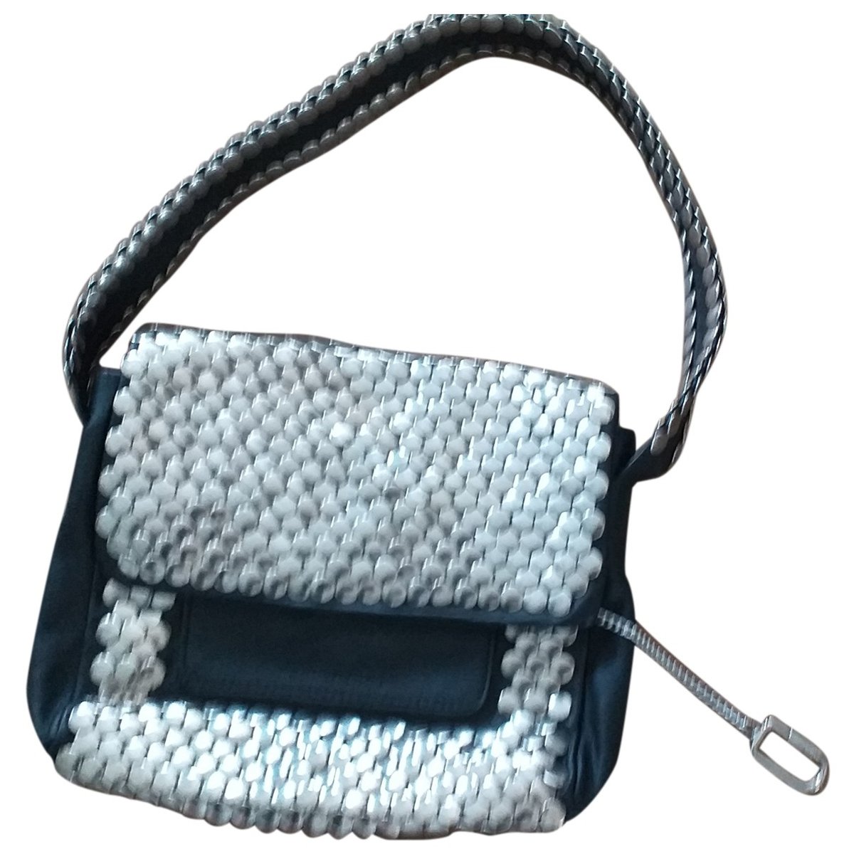 Domino leather handbag