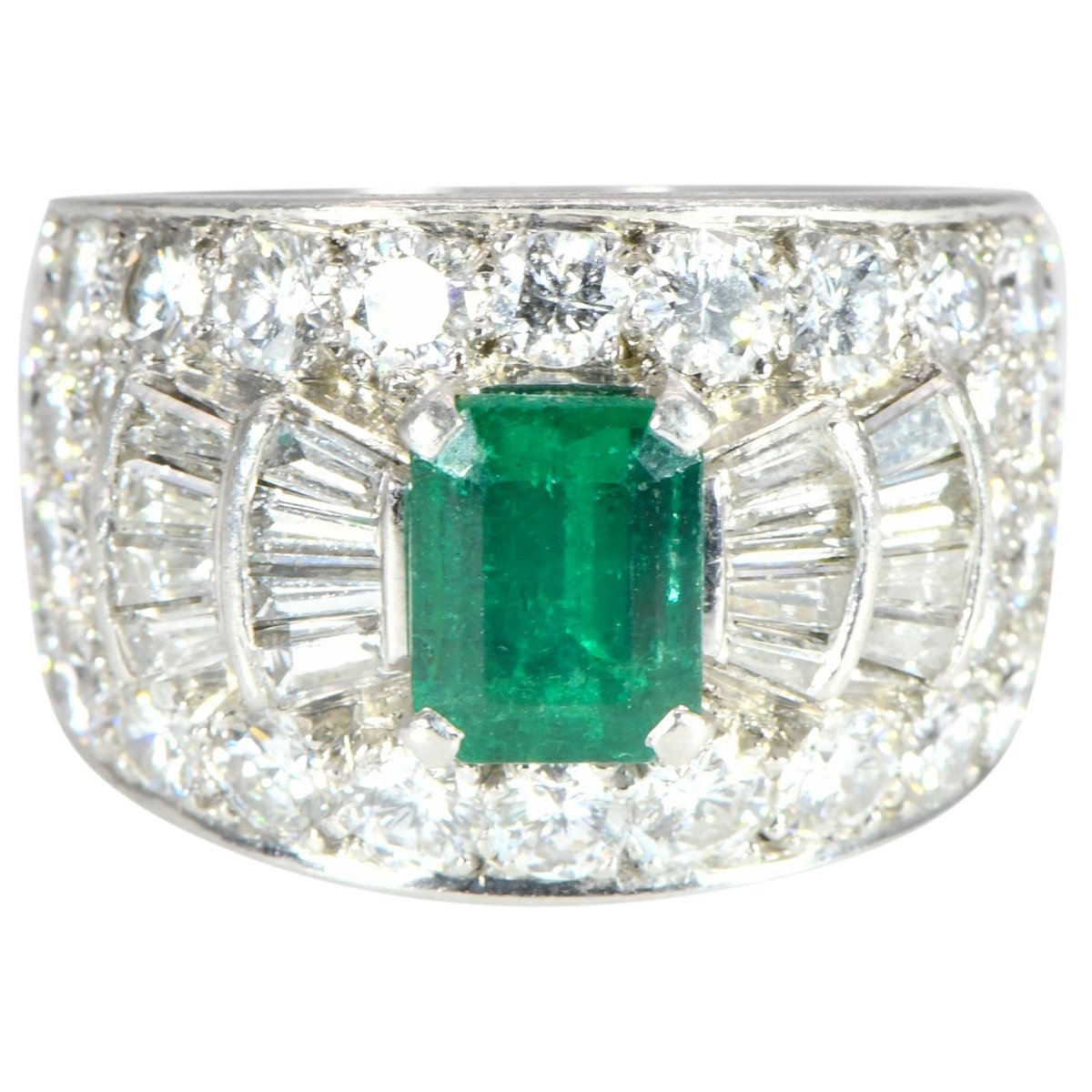 Trombino platinum ring
