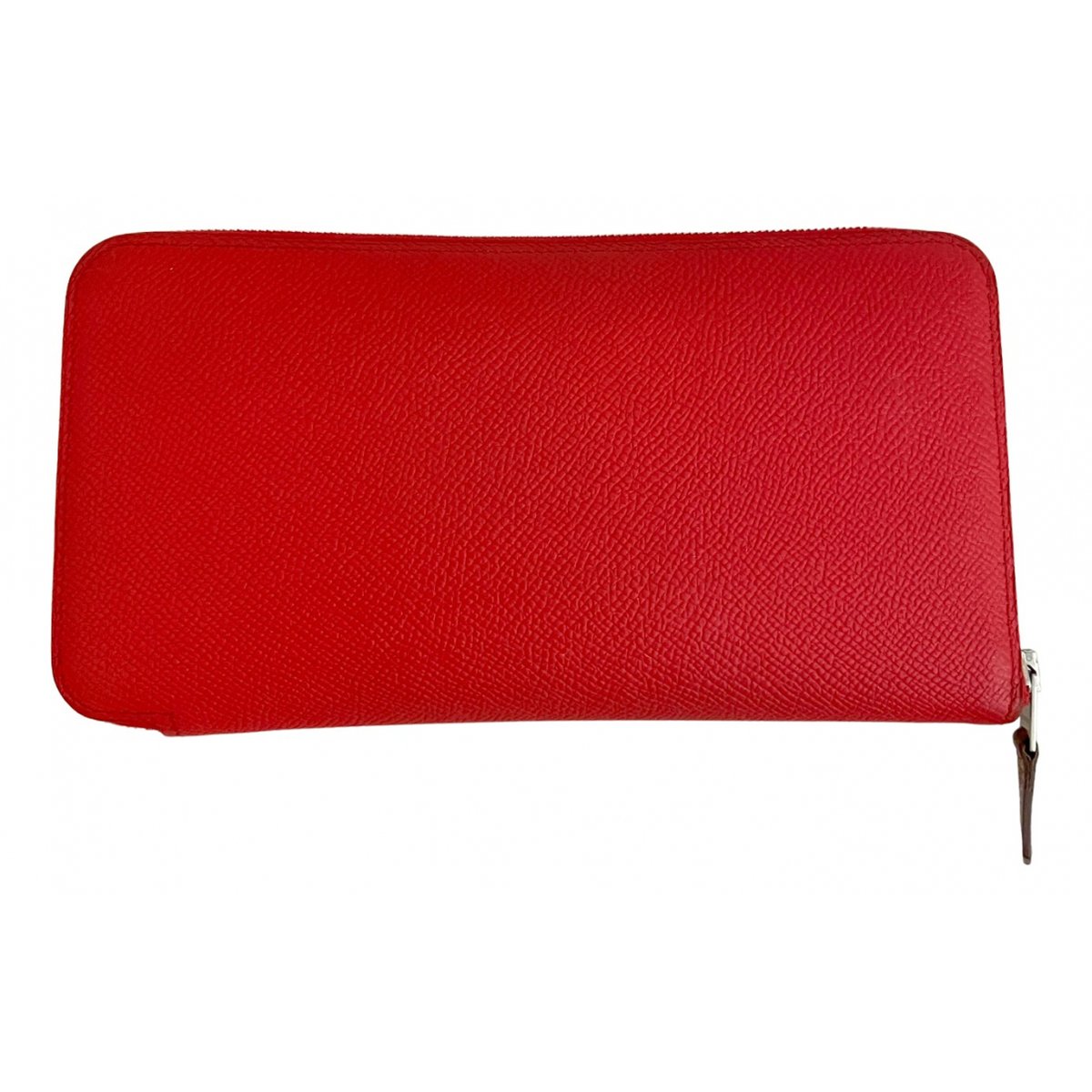 Silk'in leather wallet