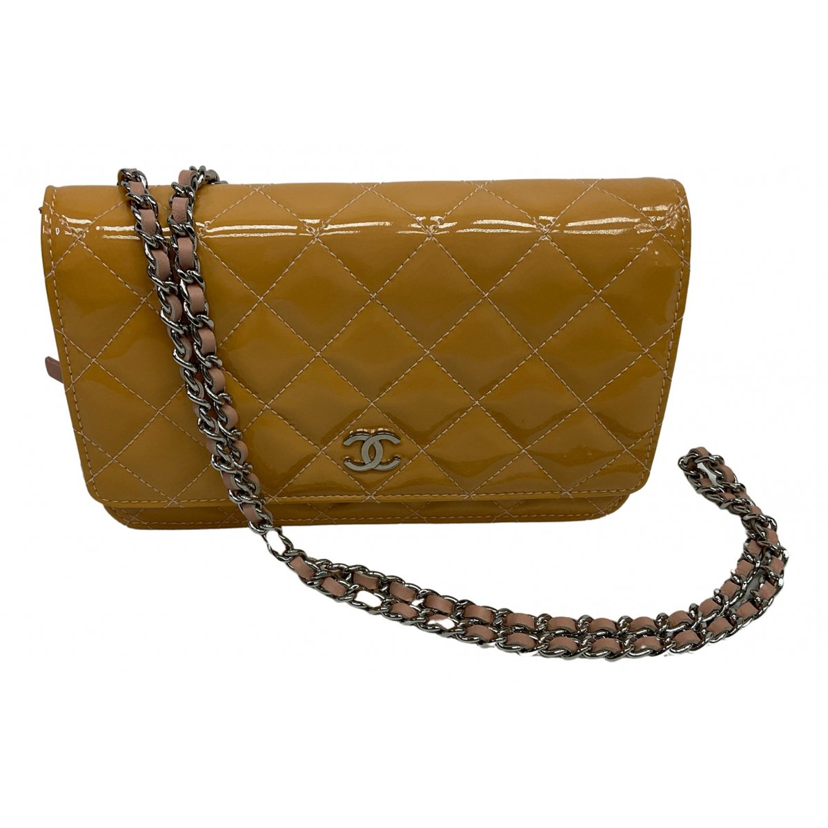 Wallet On Chain Timeless/Classique patent leather crossbody bag