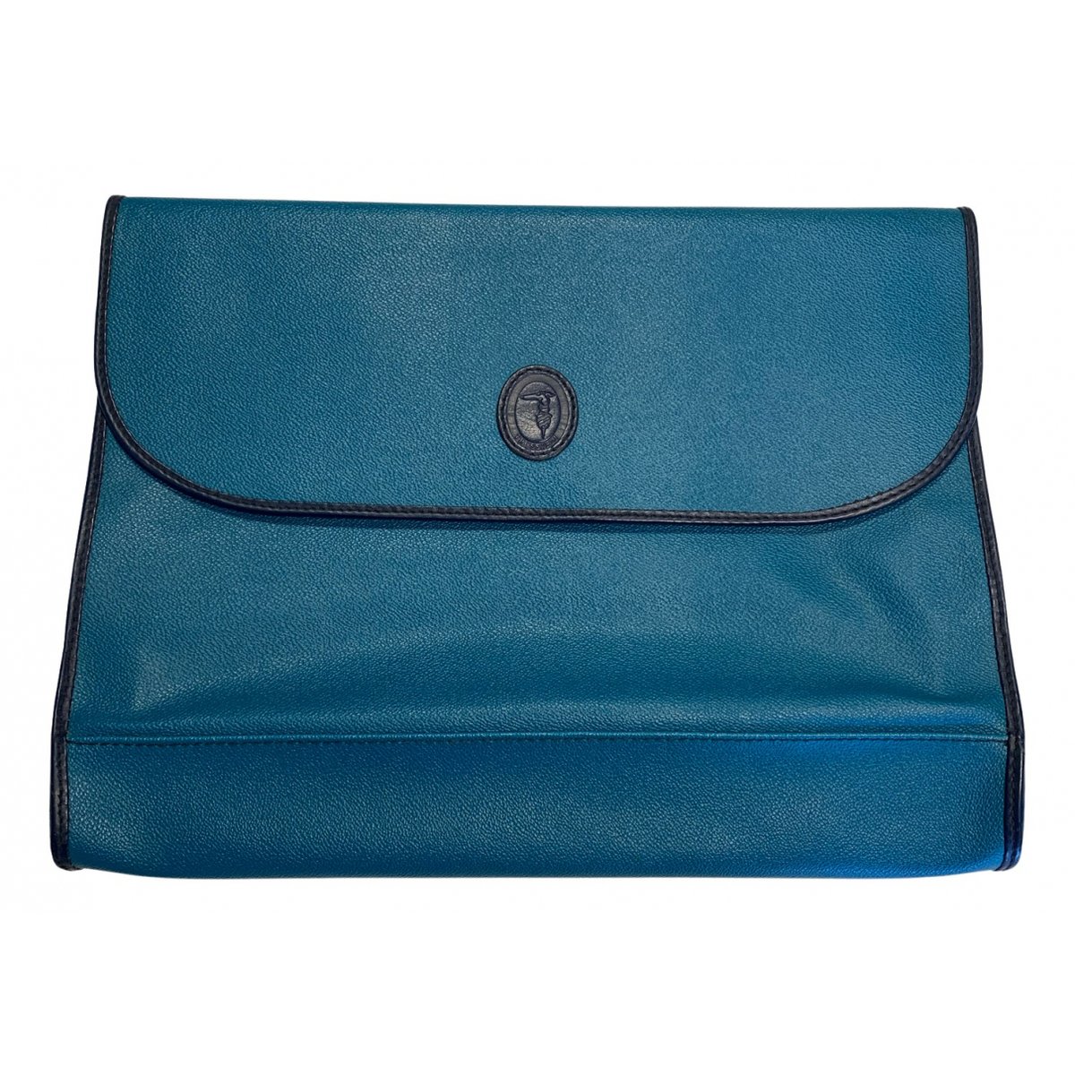 Leather clutch bag