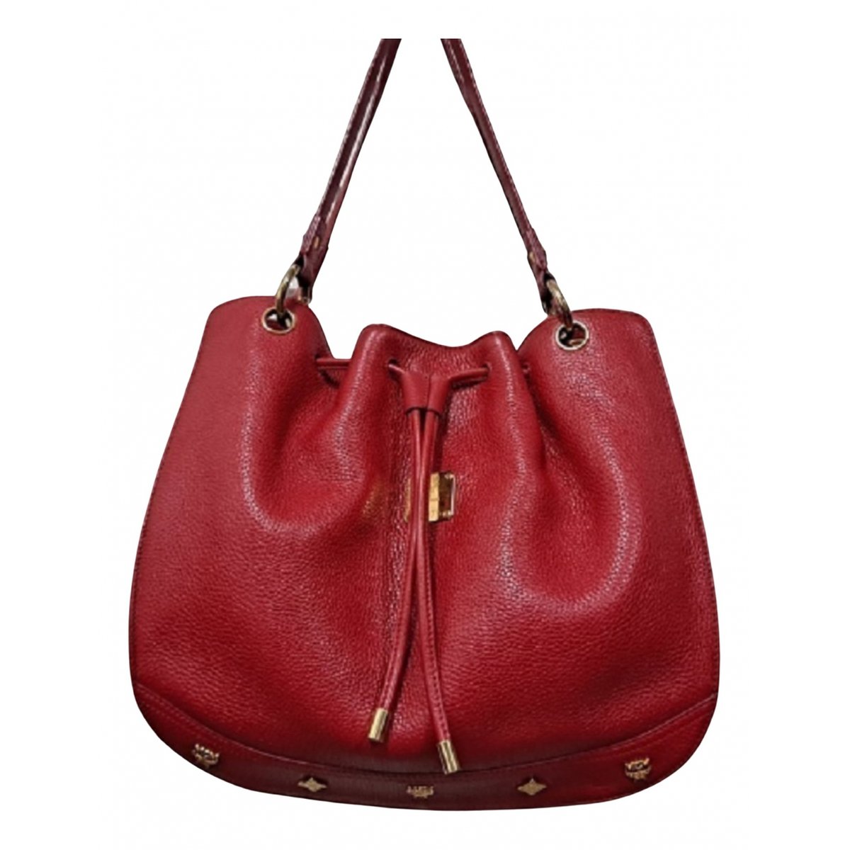 Heritage Drawstring leather handbag