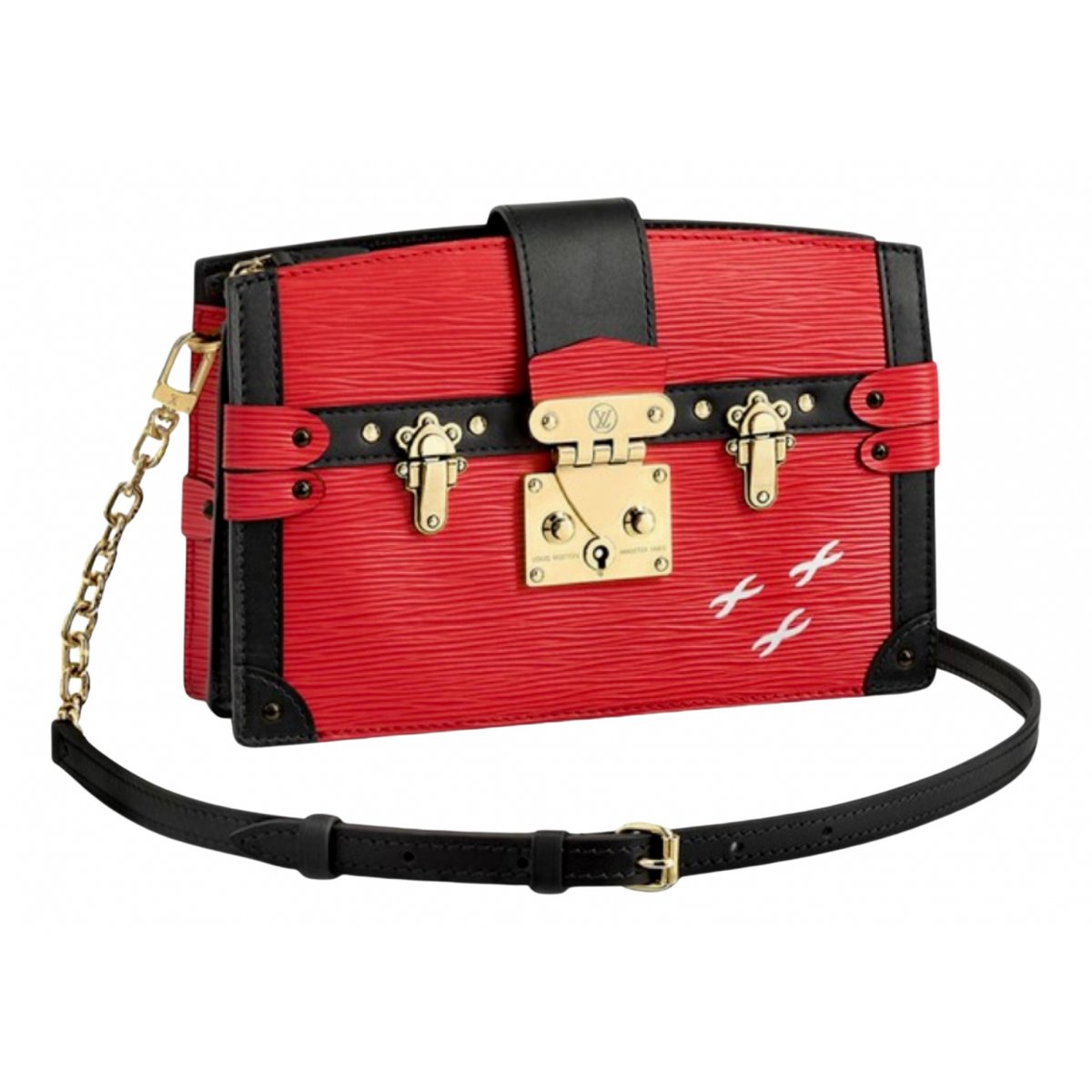Pochette Trunk leather handbag