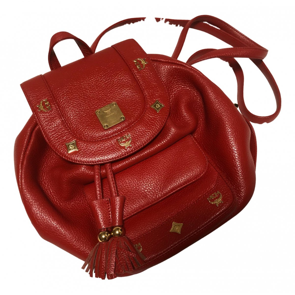 Heritage Drawstring leather backpack
