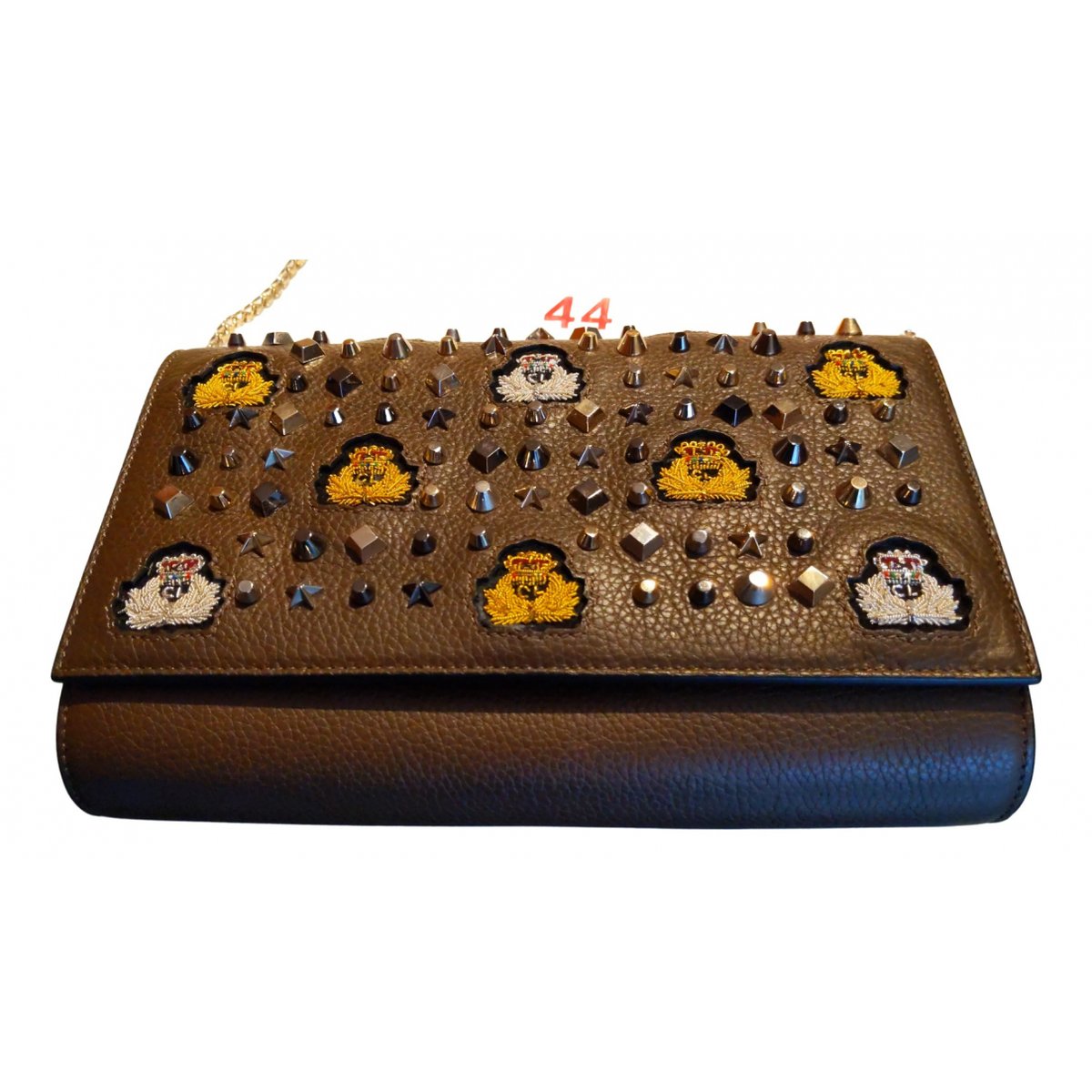 Mina clutch leather handbag