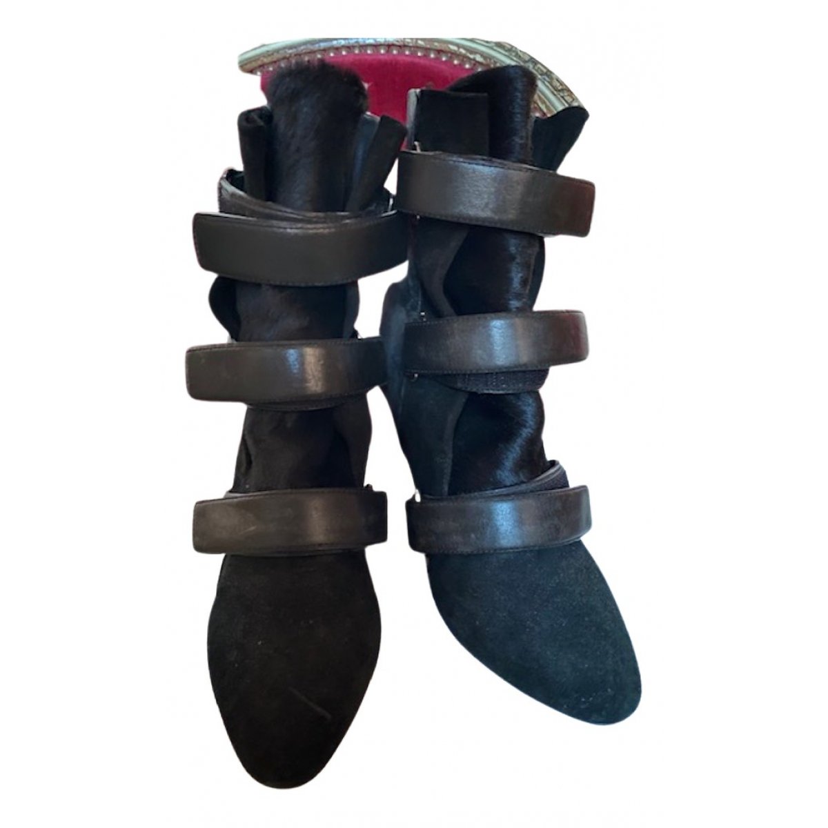 Purdey leather ankle boots