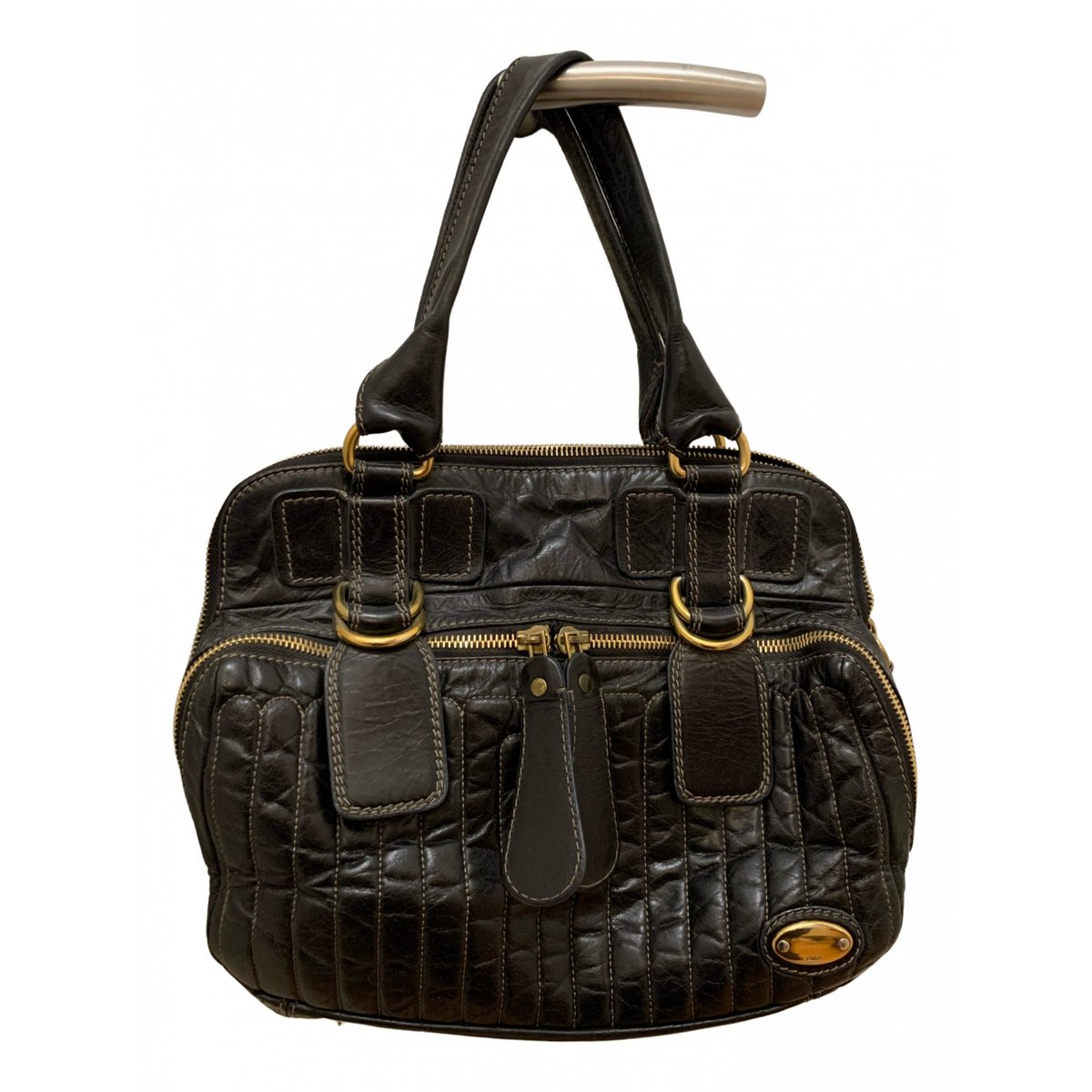 Bay leather handbag