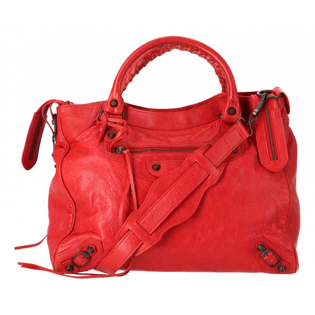 Vélo leather crossbody bag