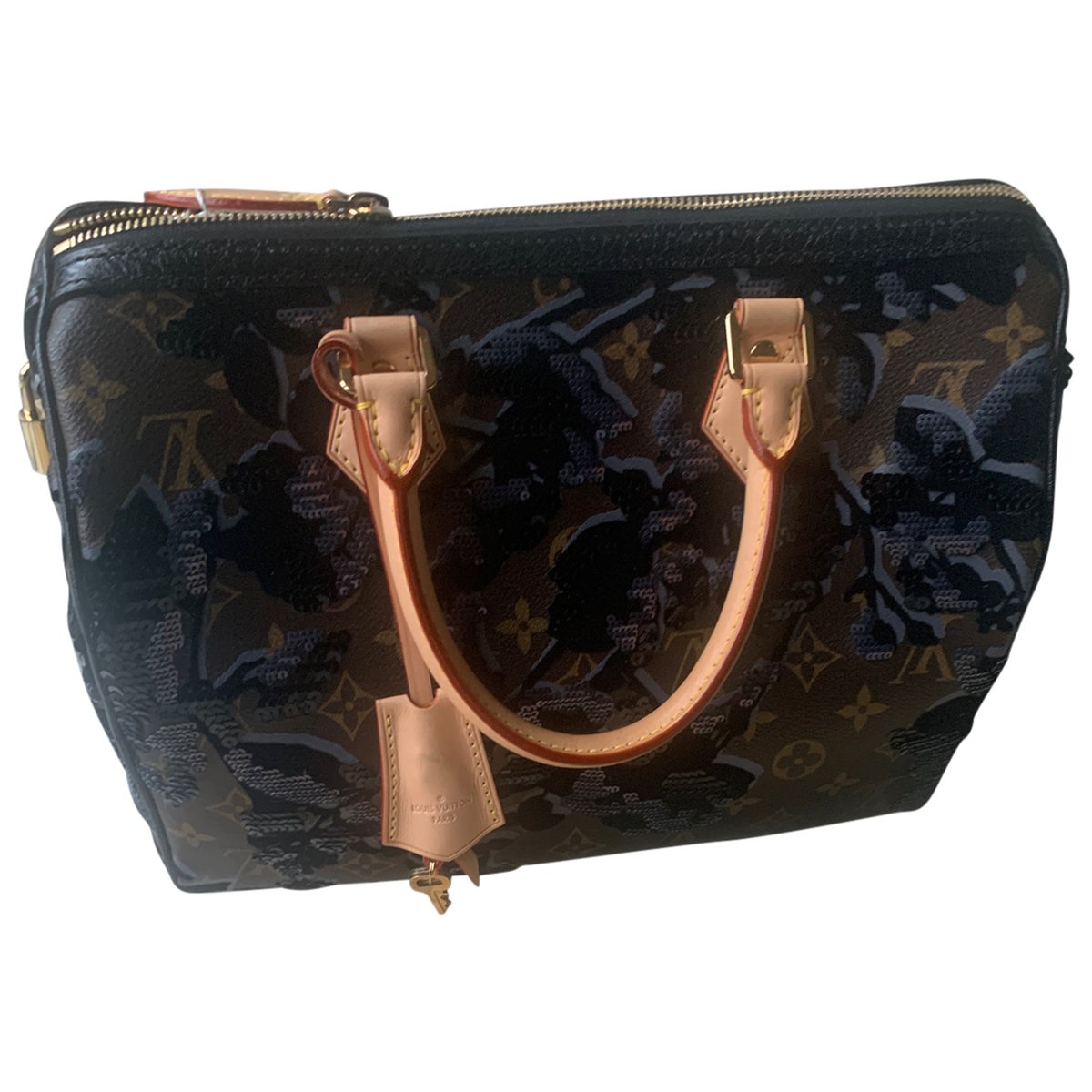 Speedy leather bowling bag