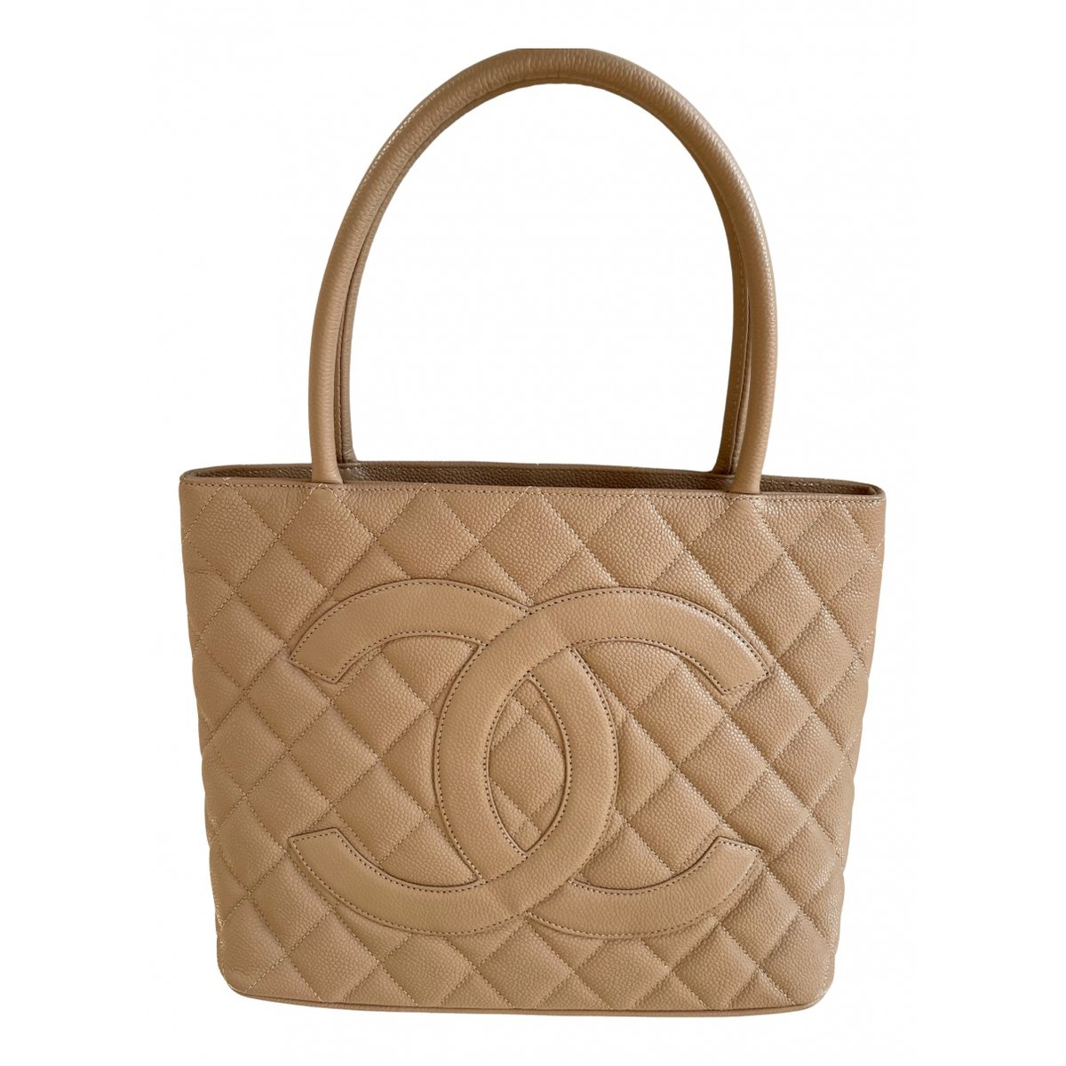Médaillon leather tote