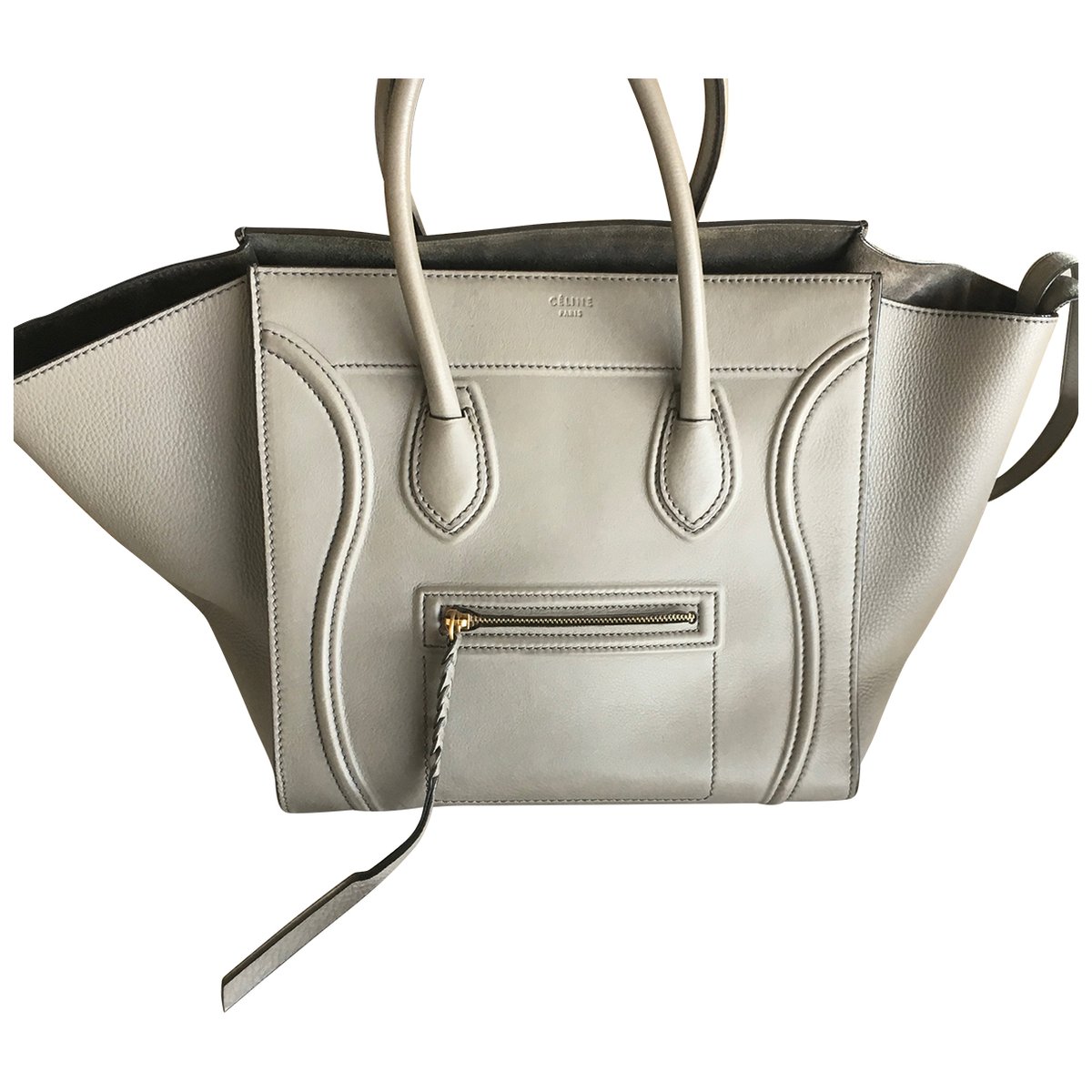 Phantom leather handbag