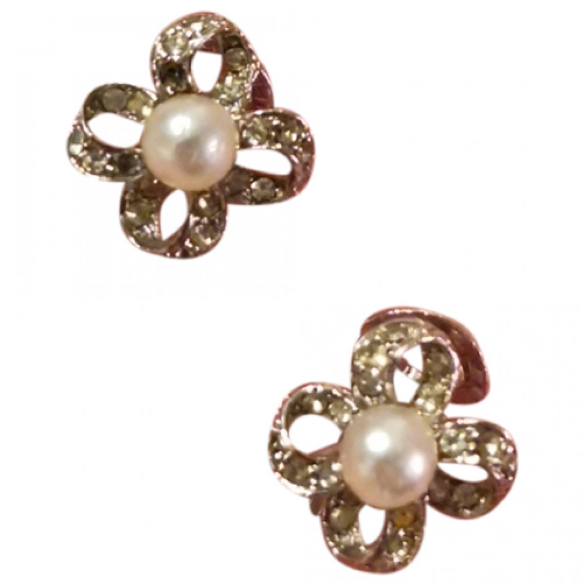 Motifs Floraux silver earrings