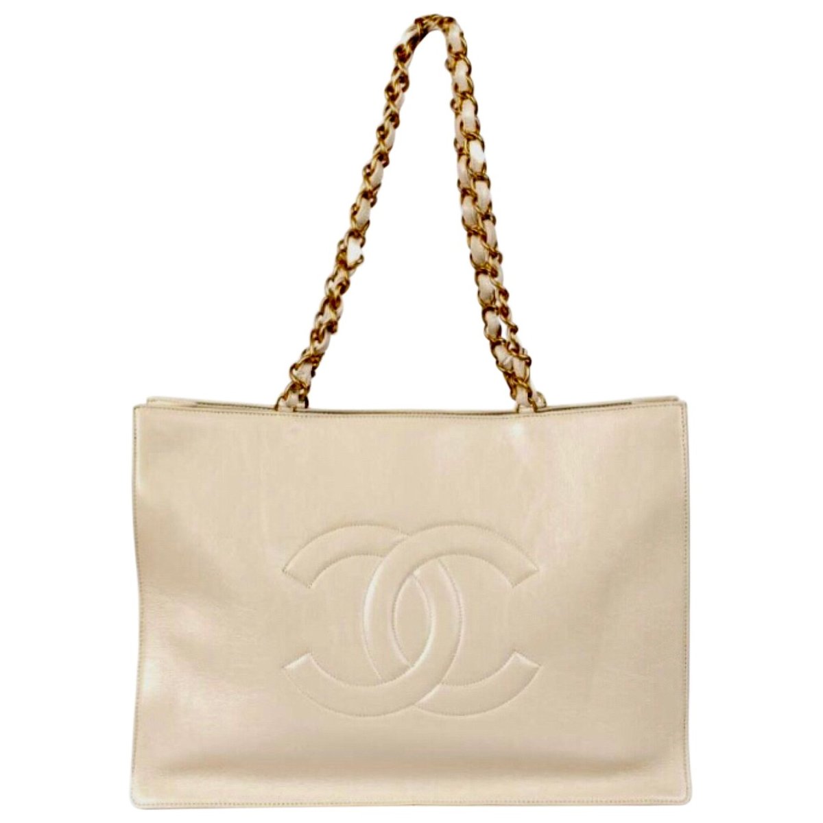 Grand shopping leather tote