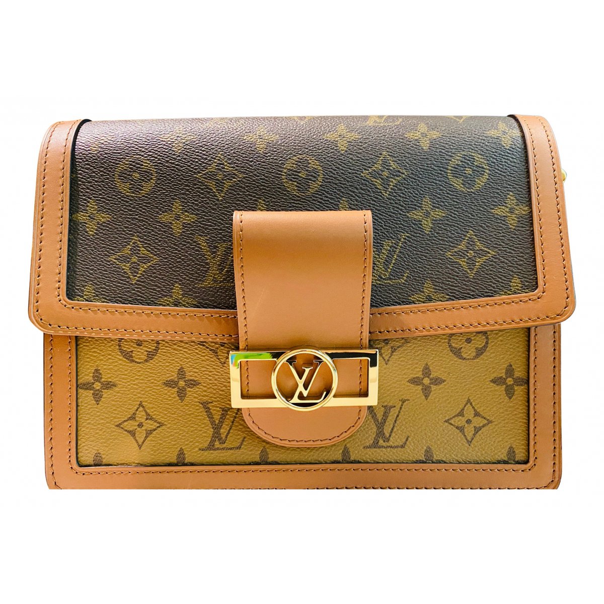 Dauphine leather handbag