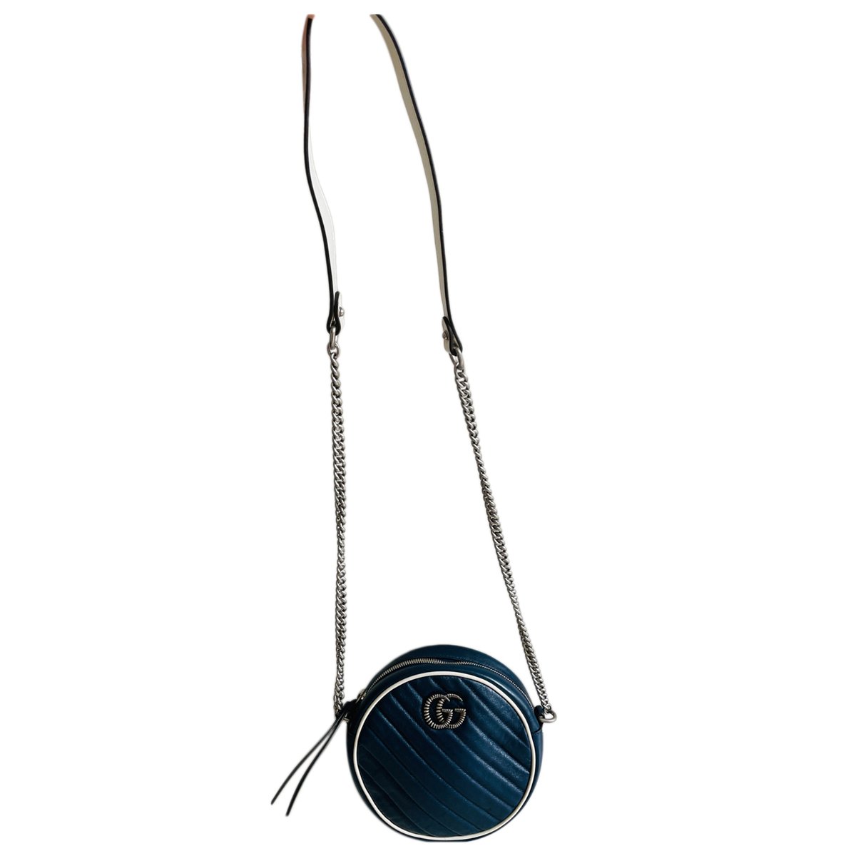 GG Marmont Round leather crossbody bag