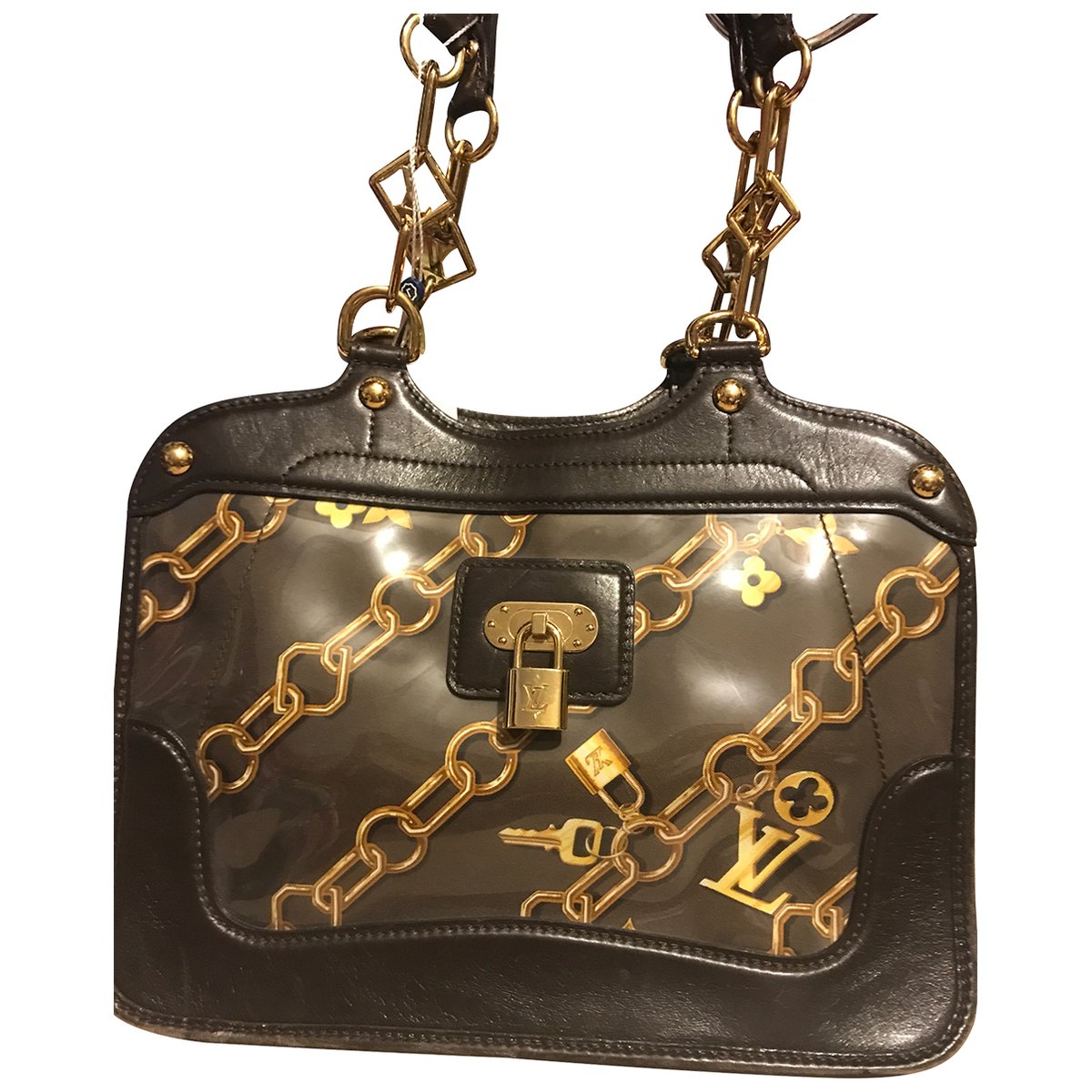 Musette leather handbag