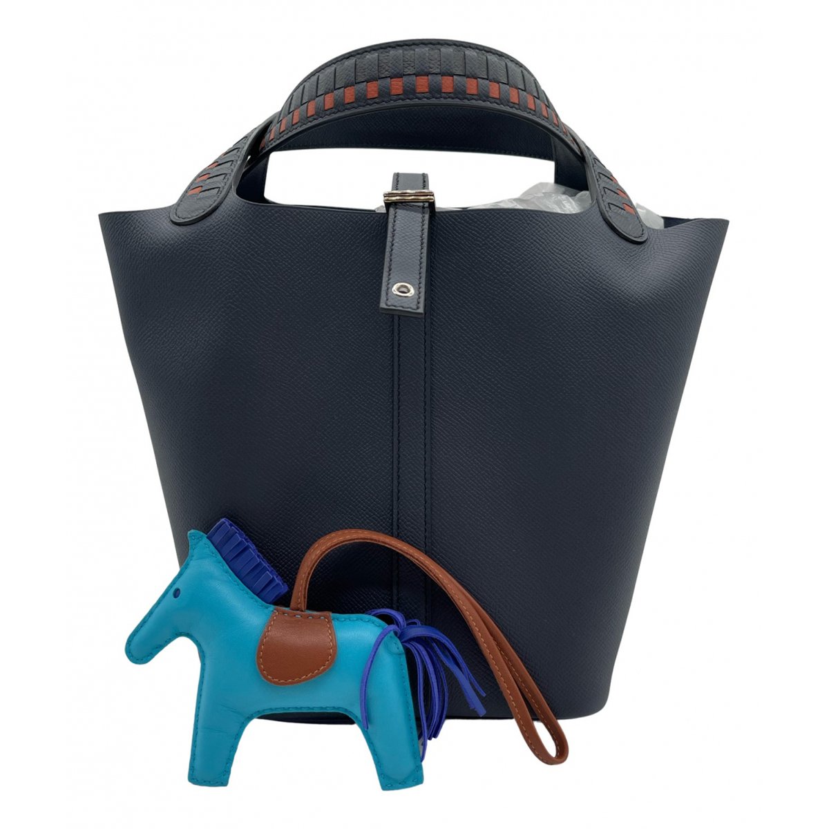 Picotin leather tote