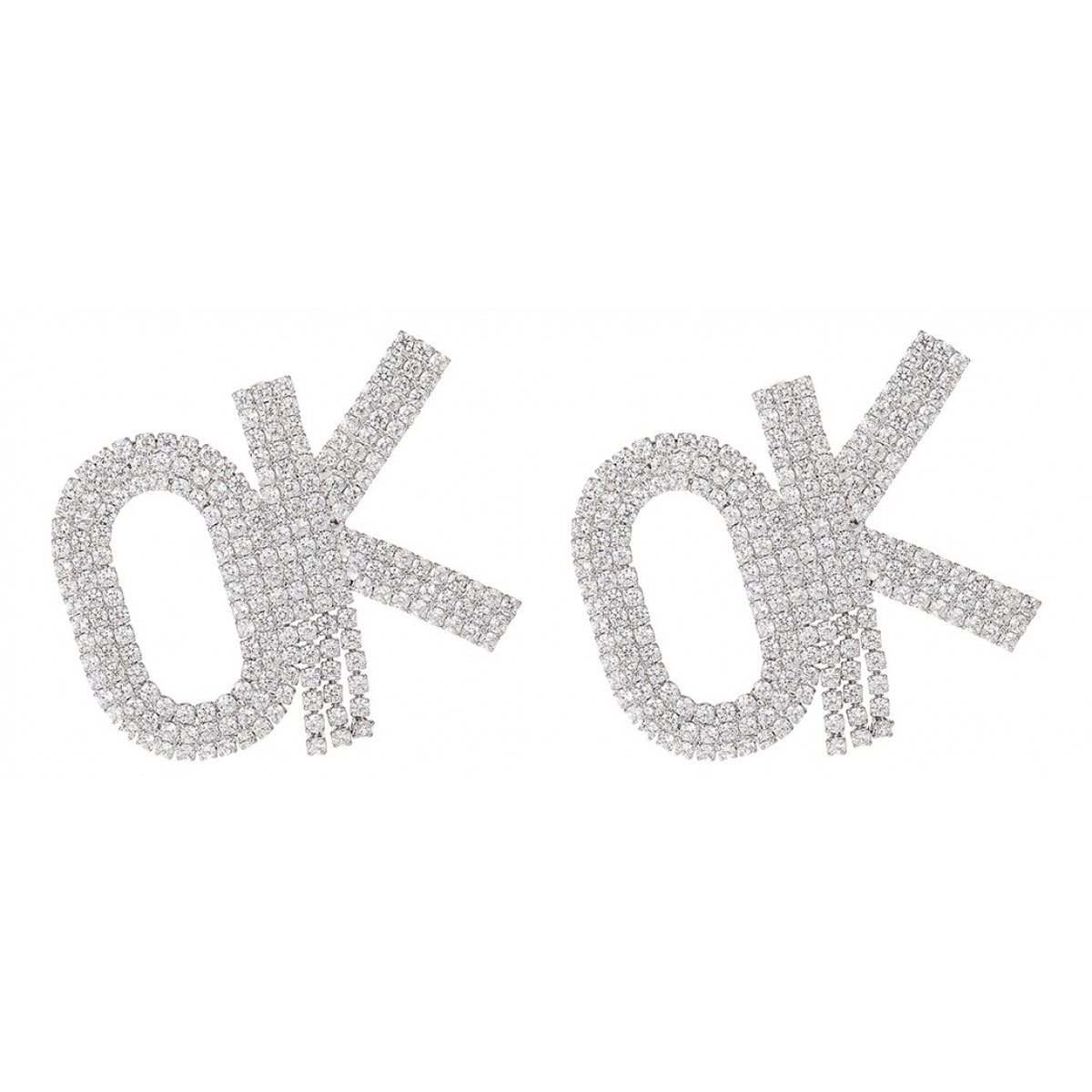 Motifs Lettres earrings