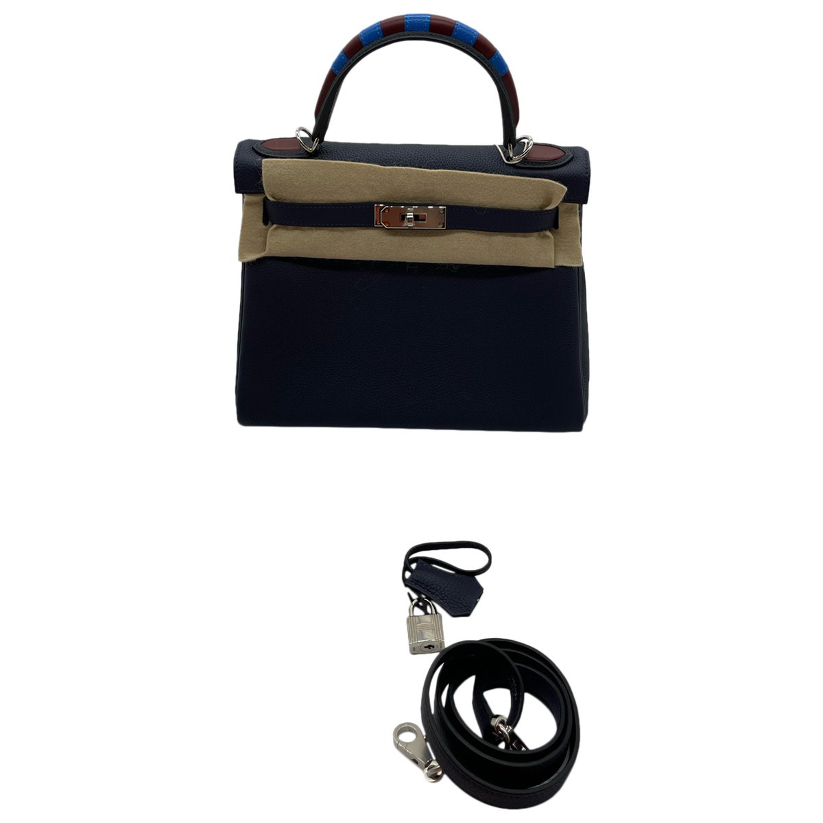 Kelly 28 leather handbag