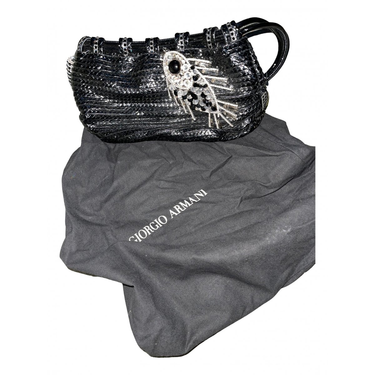 Patent leather handbag