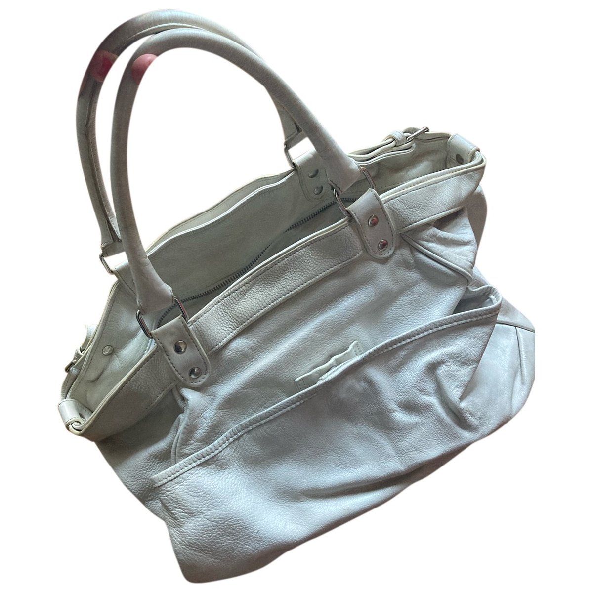 Lune leather handbag