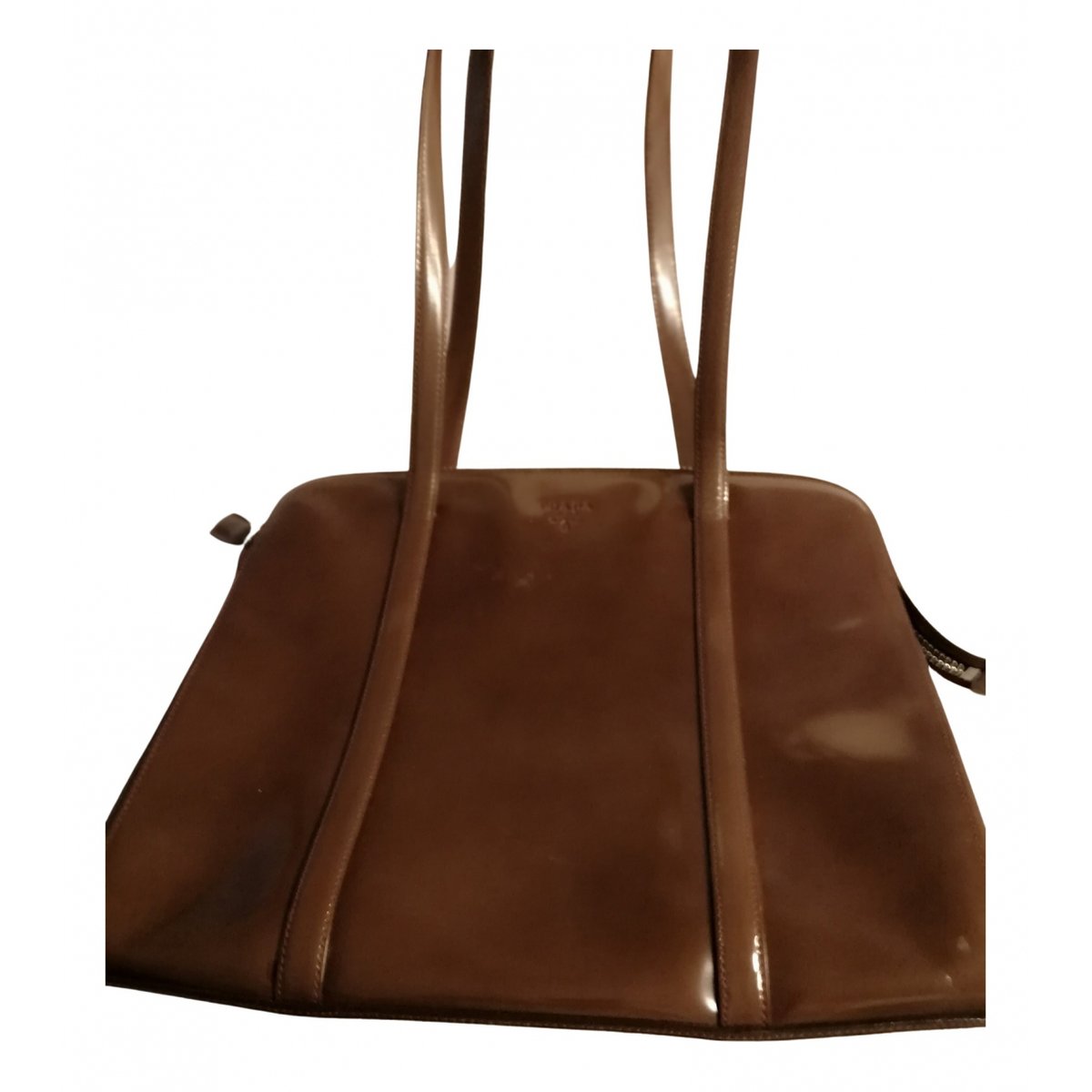 Pyramid leather crossbody bag