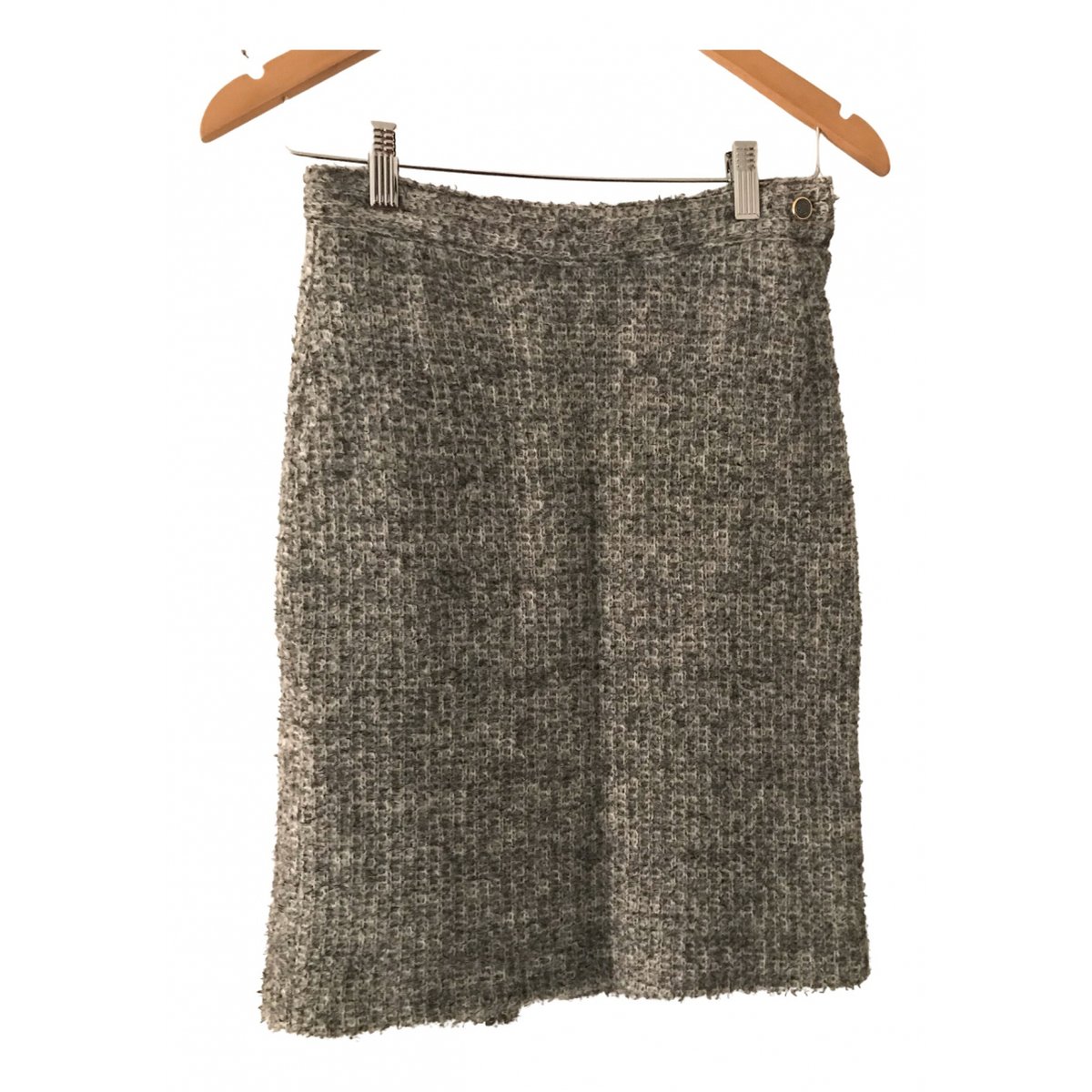Taille haute mid-length skirt