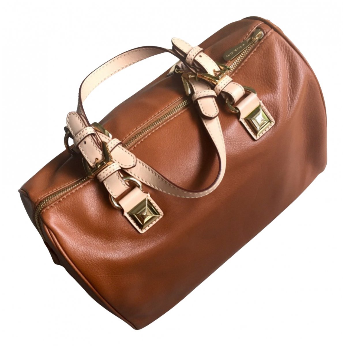 Grayson Barrel leather bowling bag