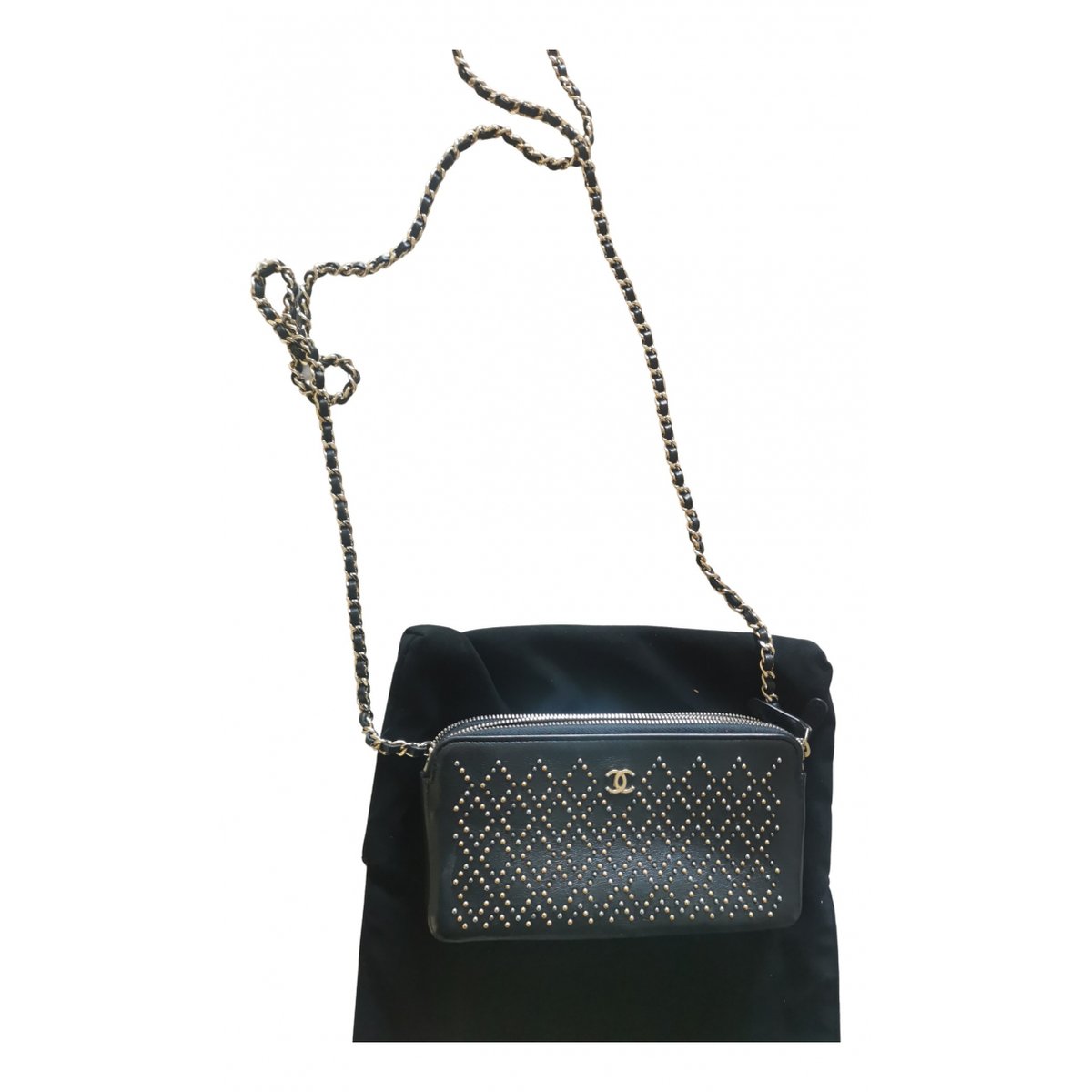 Wallet On Chain Timeless/Classique leather crossbody bag