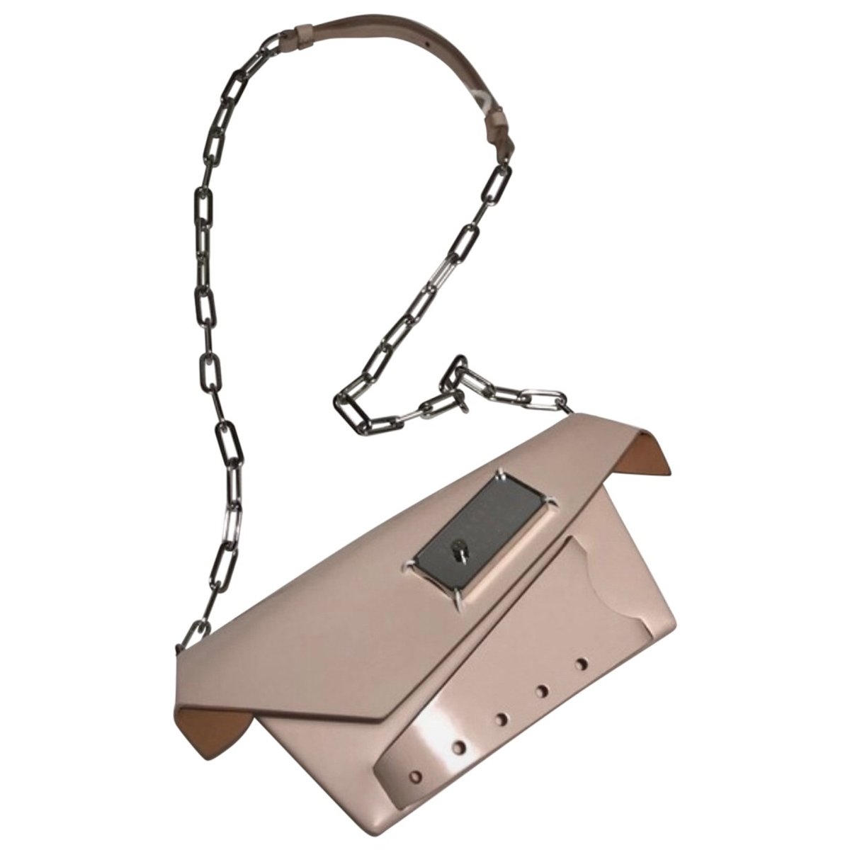 Snatched leather crossbody bag
