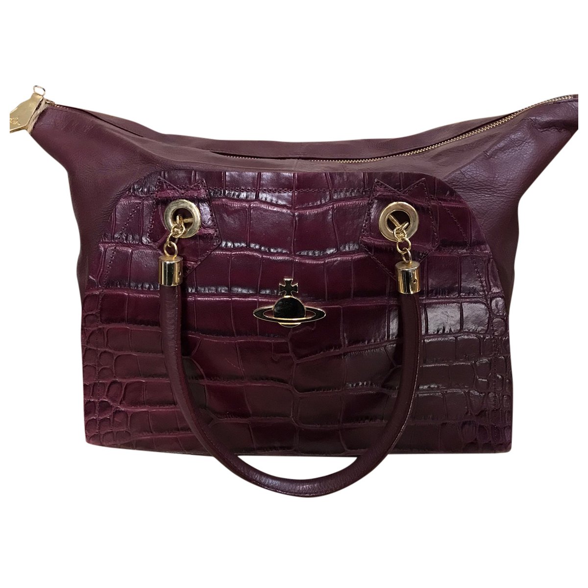 Derby leather handbag