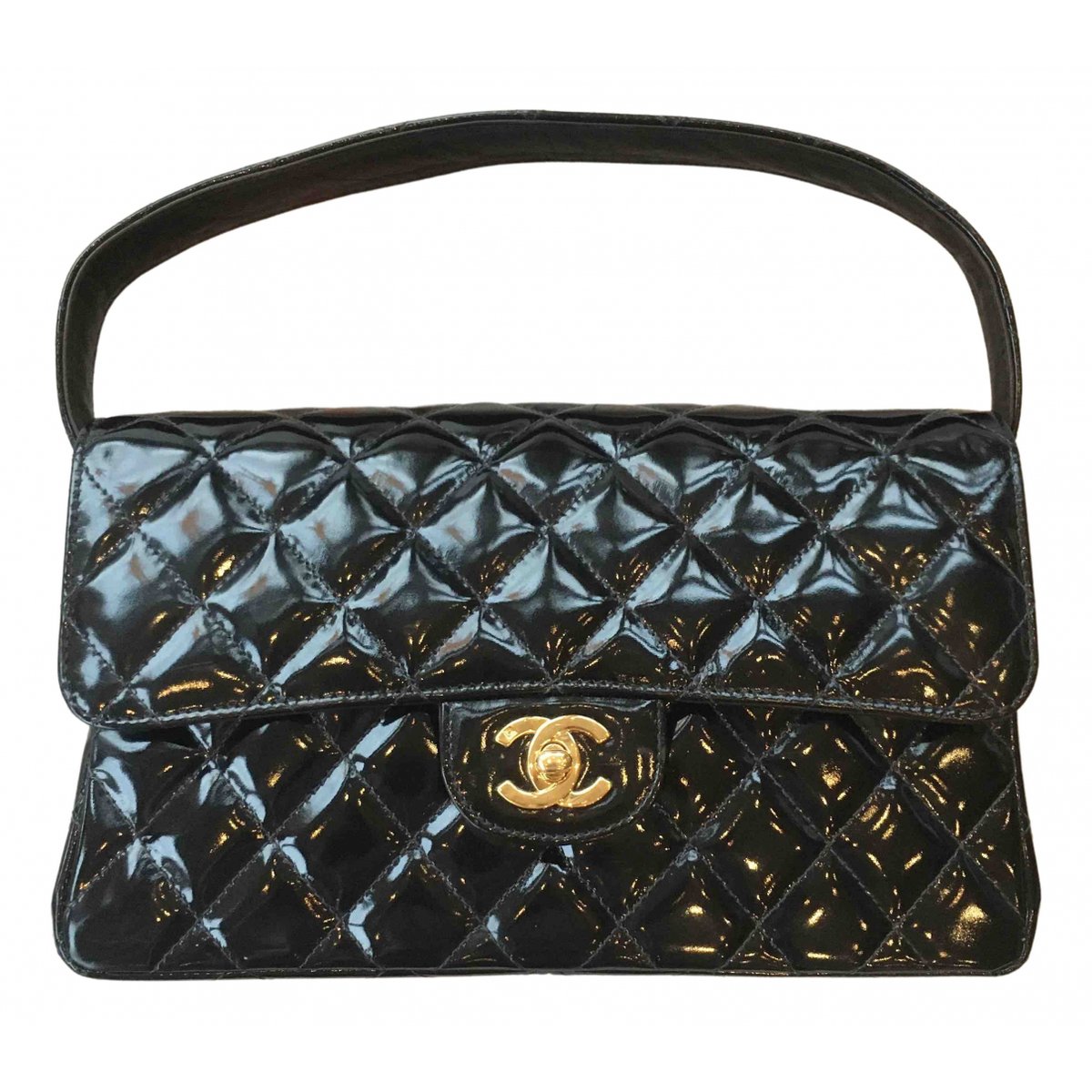 Timeless/Classique patent leather handbag