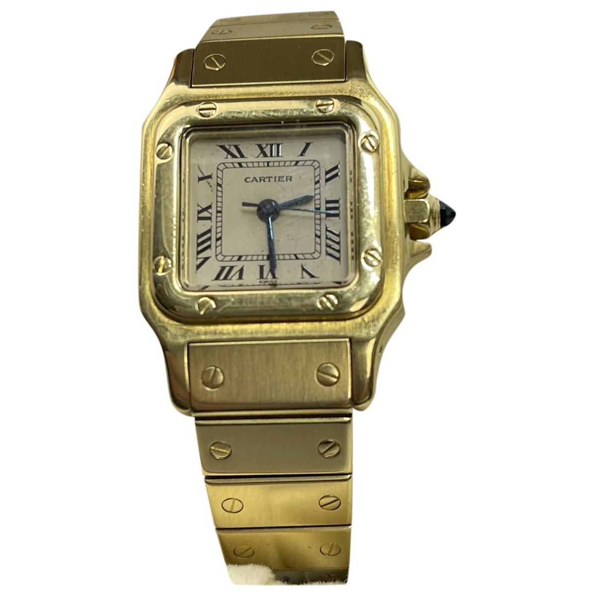 Santos Demoiselle yellow gold watch