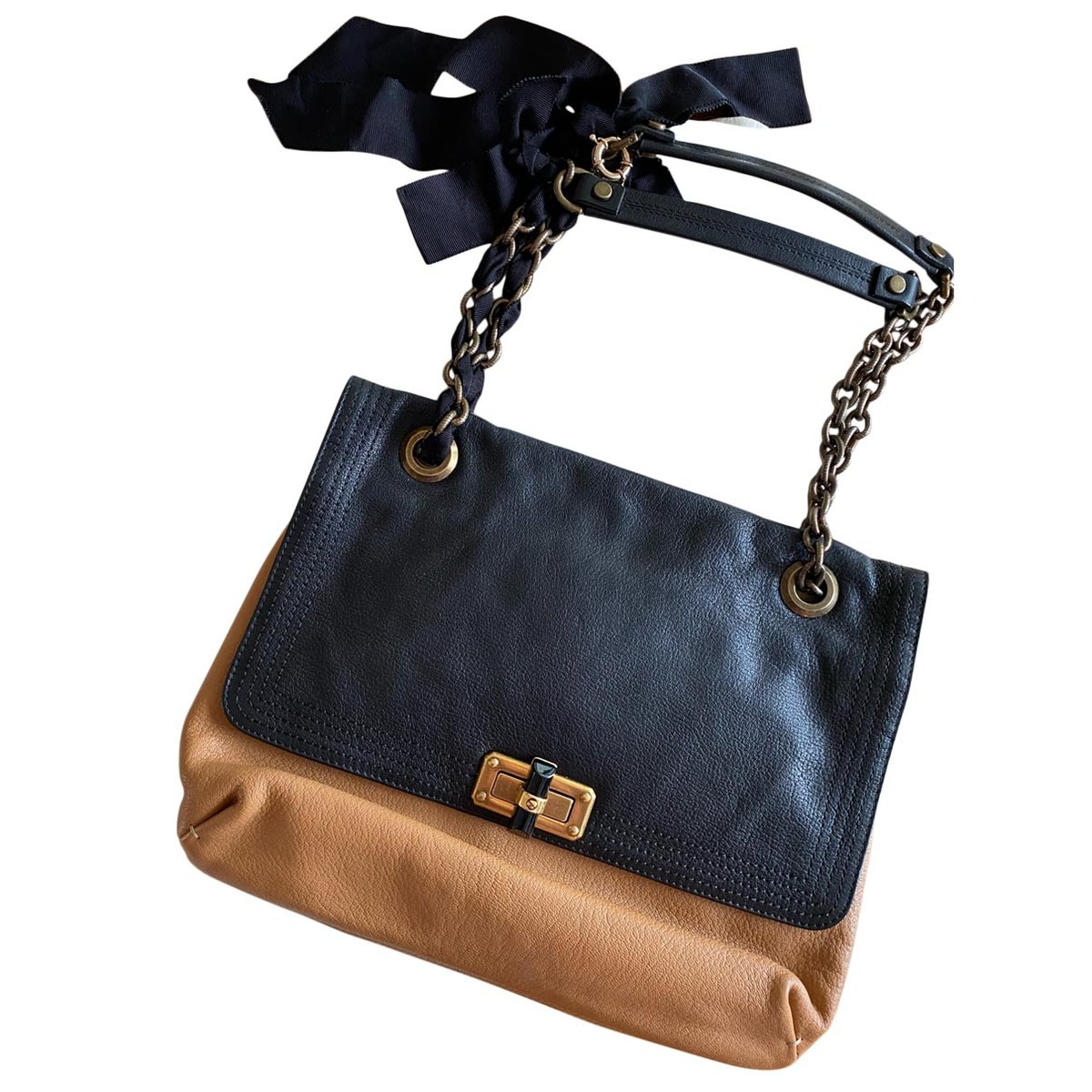 Happy leather handbag
