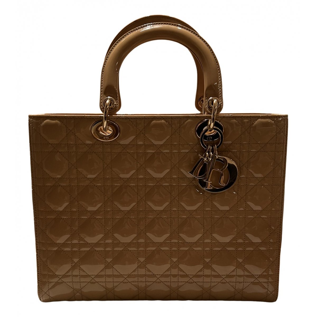 Lady Dior leather handbag