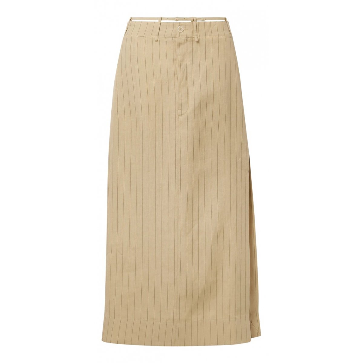 L'Amour d'un Gitan linen mid-length skirt
