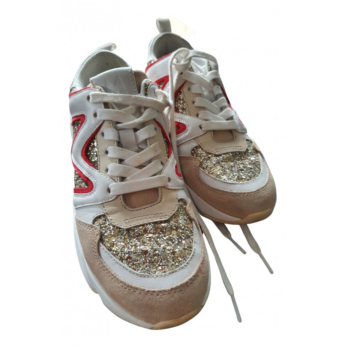 W20 leather trainers