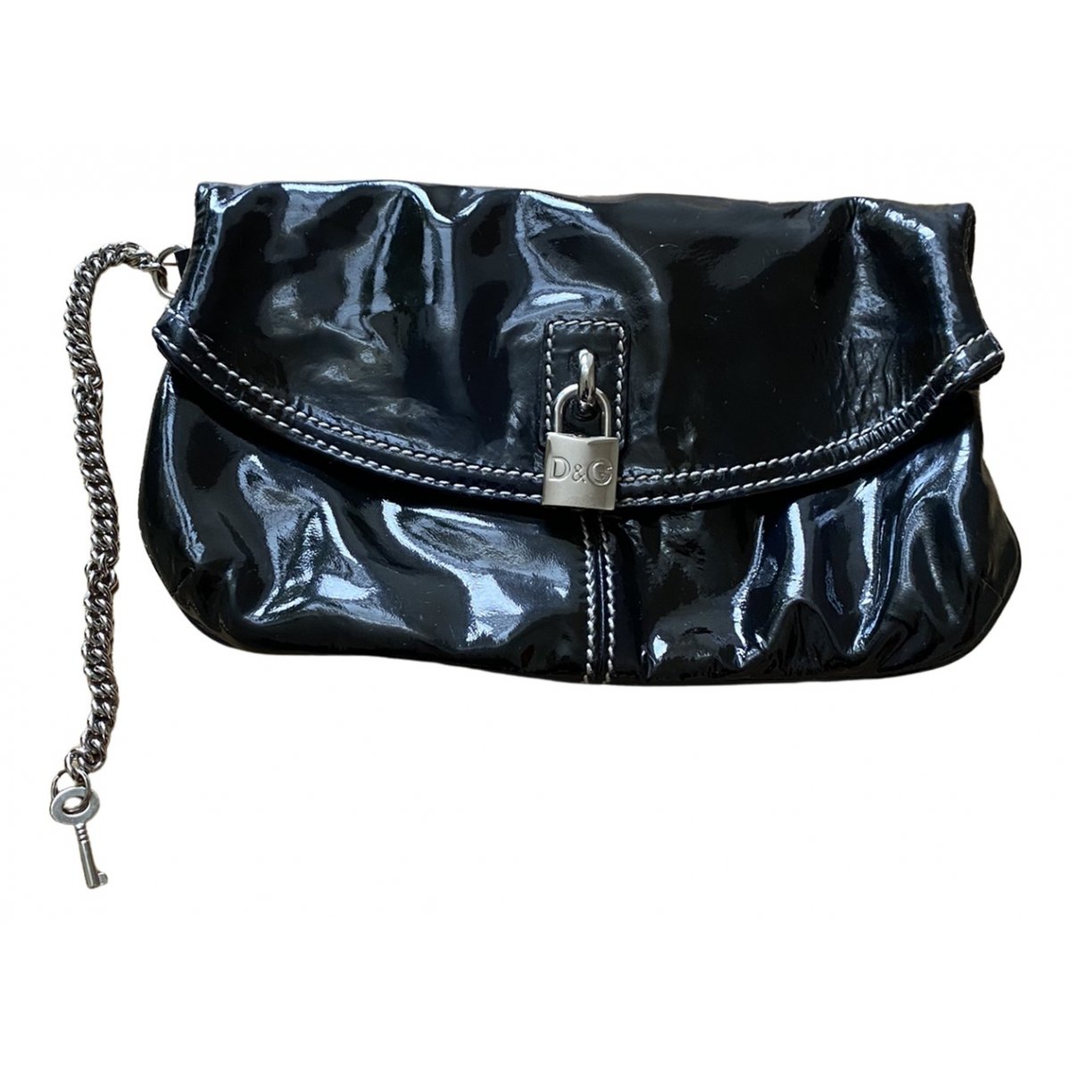 Patent leather handbag