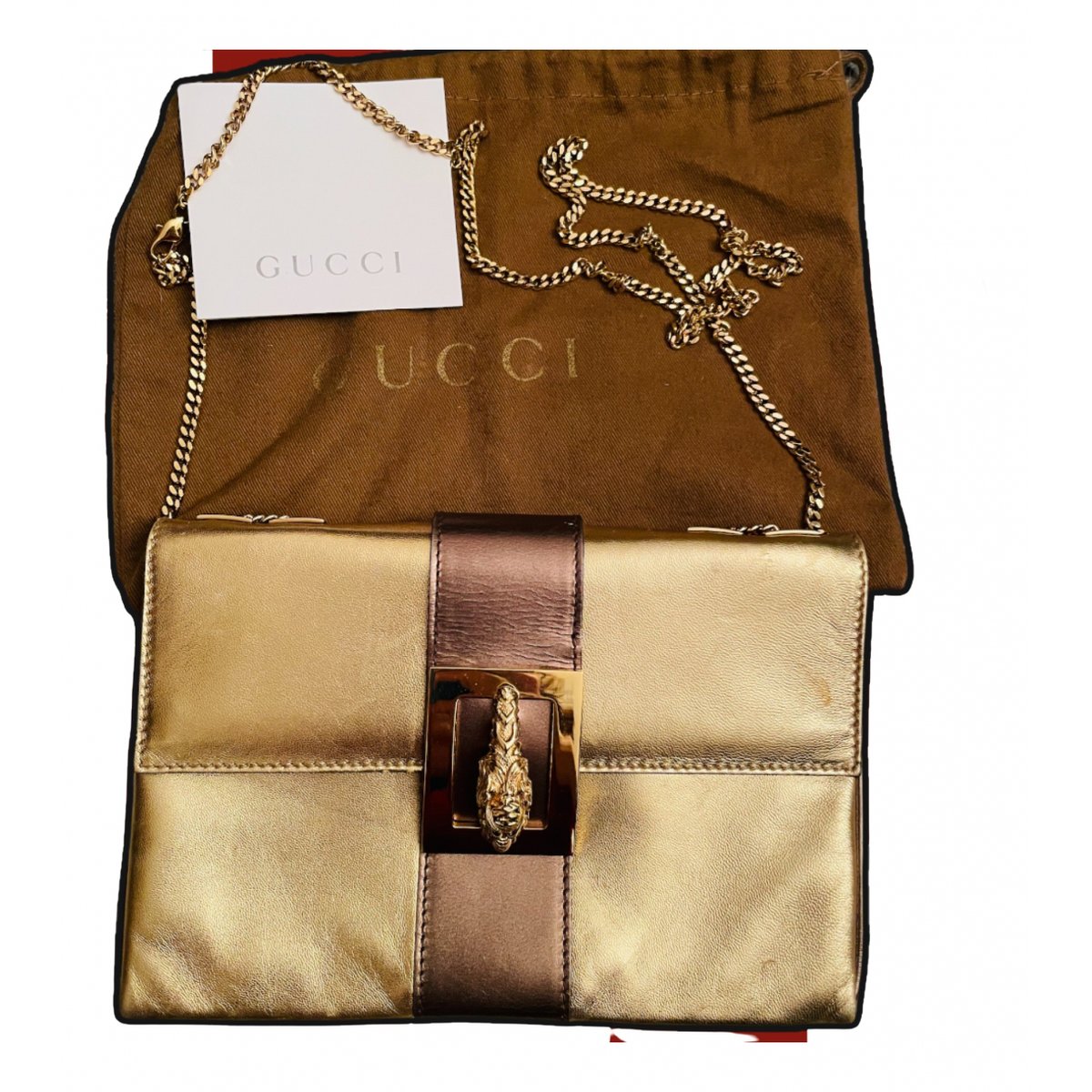 Animalier leather handbag
