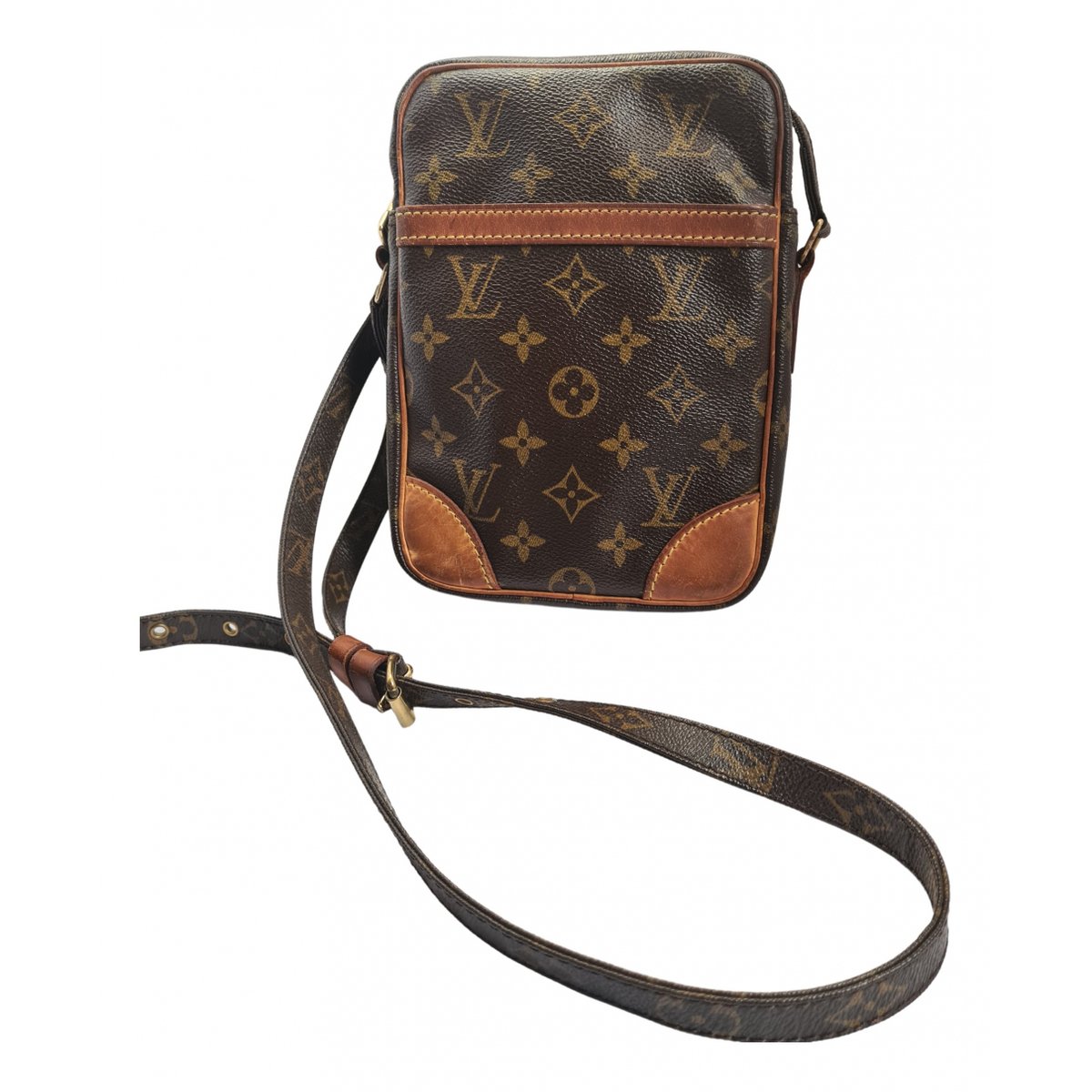 Danube leather crossbody bag