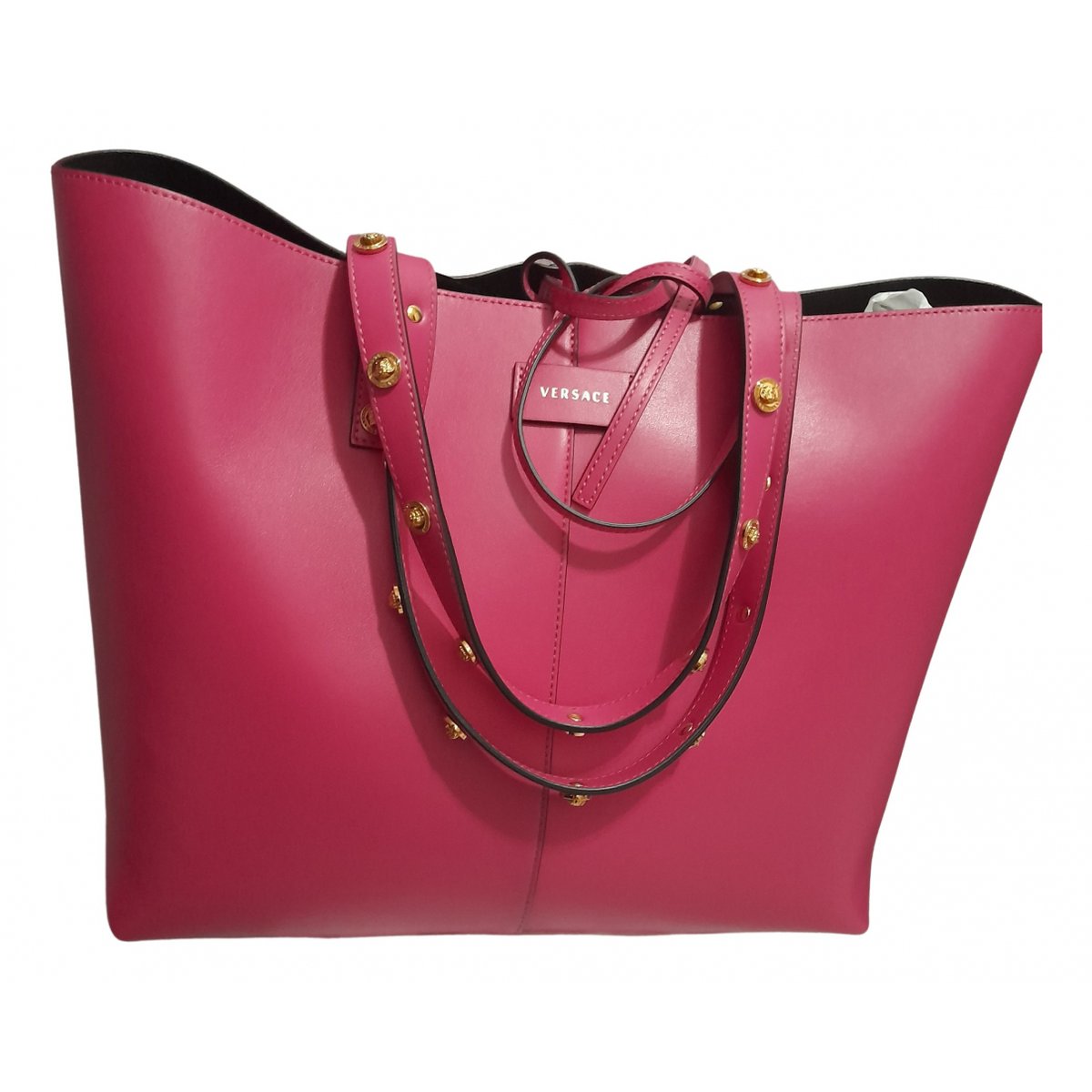Icon leather tote