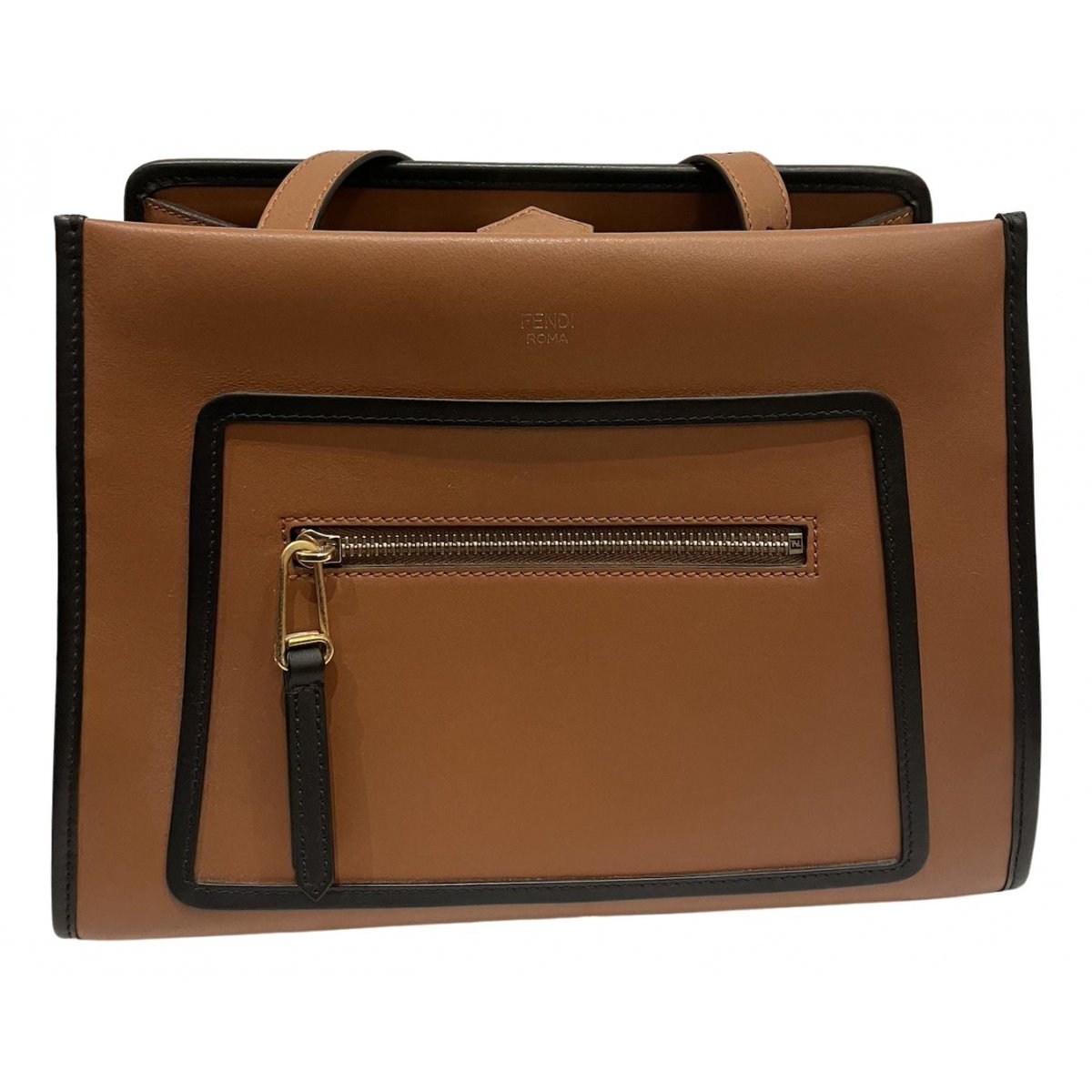 Runaway leather handbag