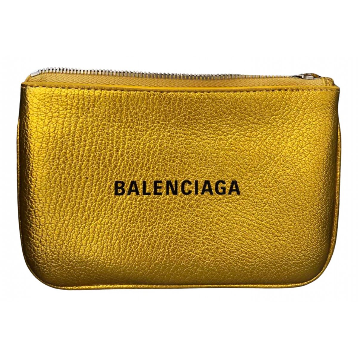 Everyday leather clutch bag